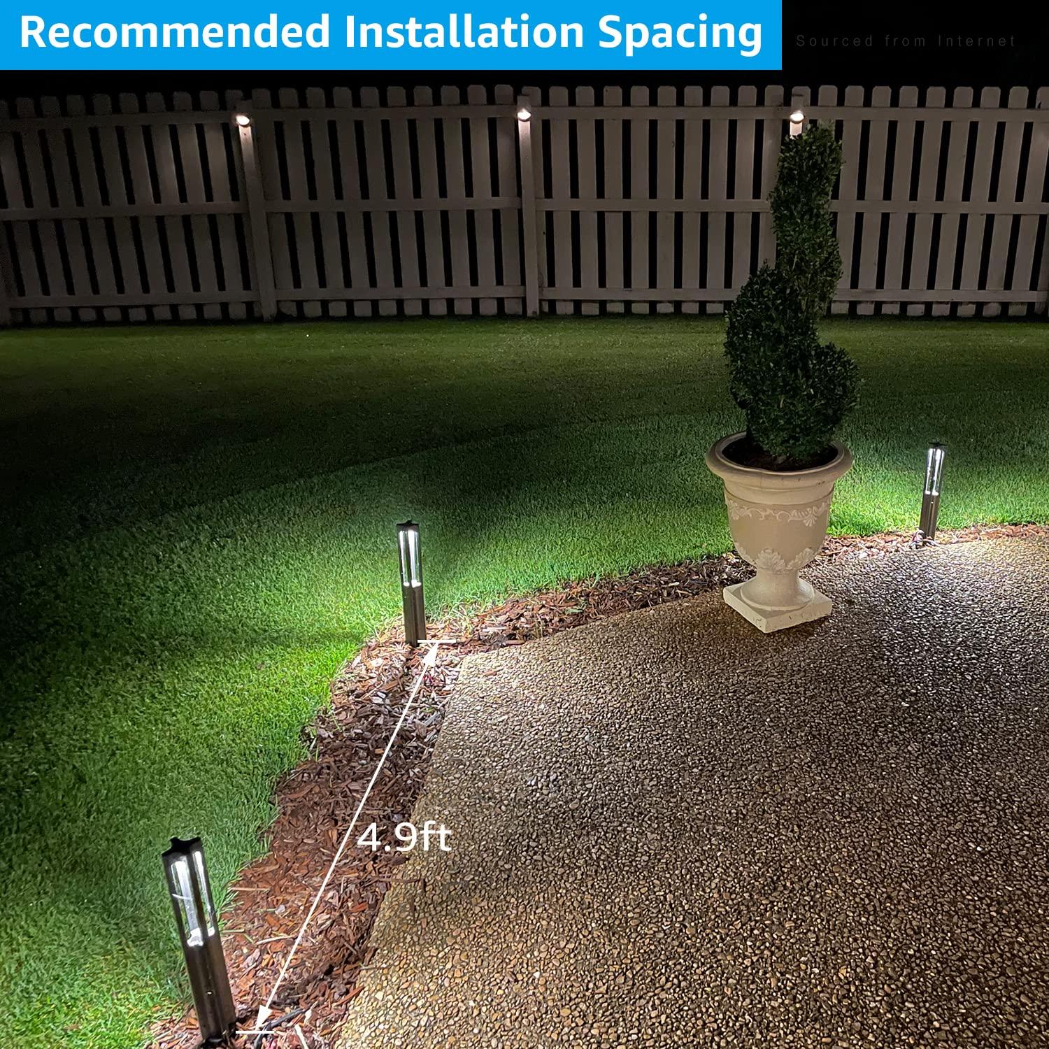 Blooming Integrated LED Aluminum Pathway Light