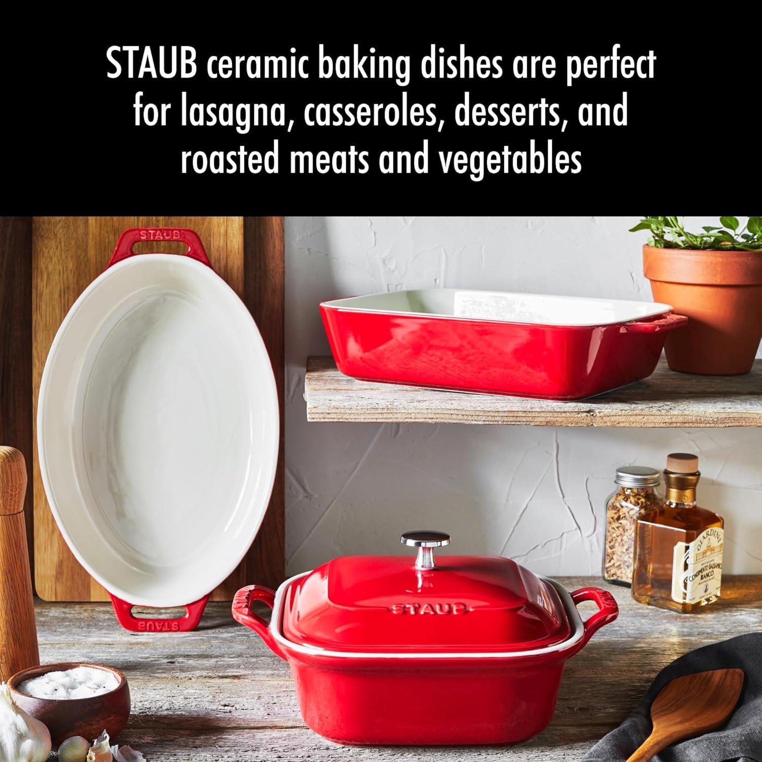Staub ® Cherry 4-Piece Baking Set