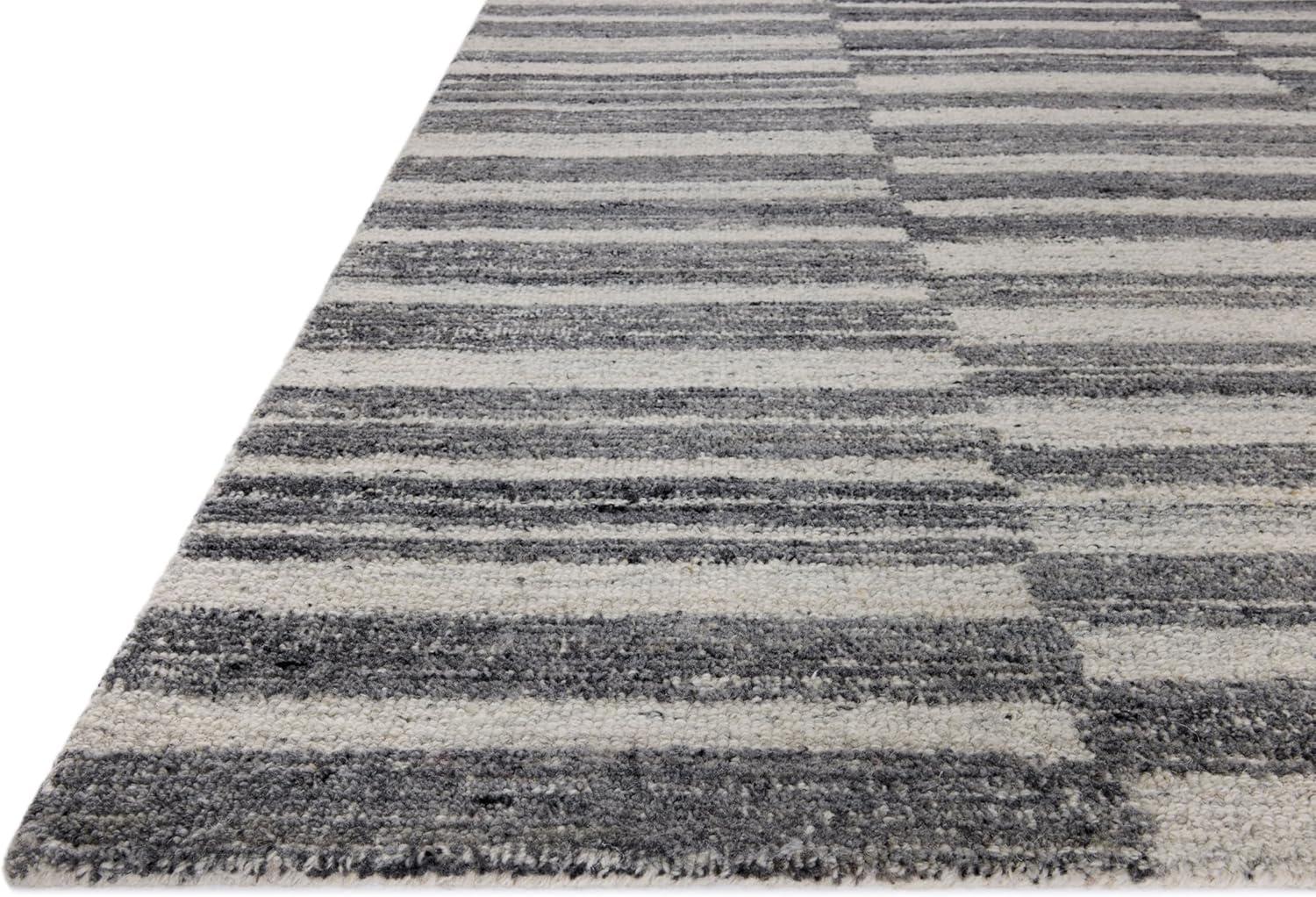 Rae Charcoal Mist Hand-Tufted Wool 9x13 Area Rug