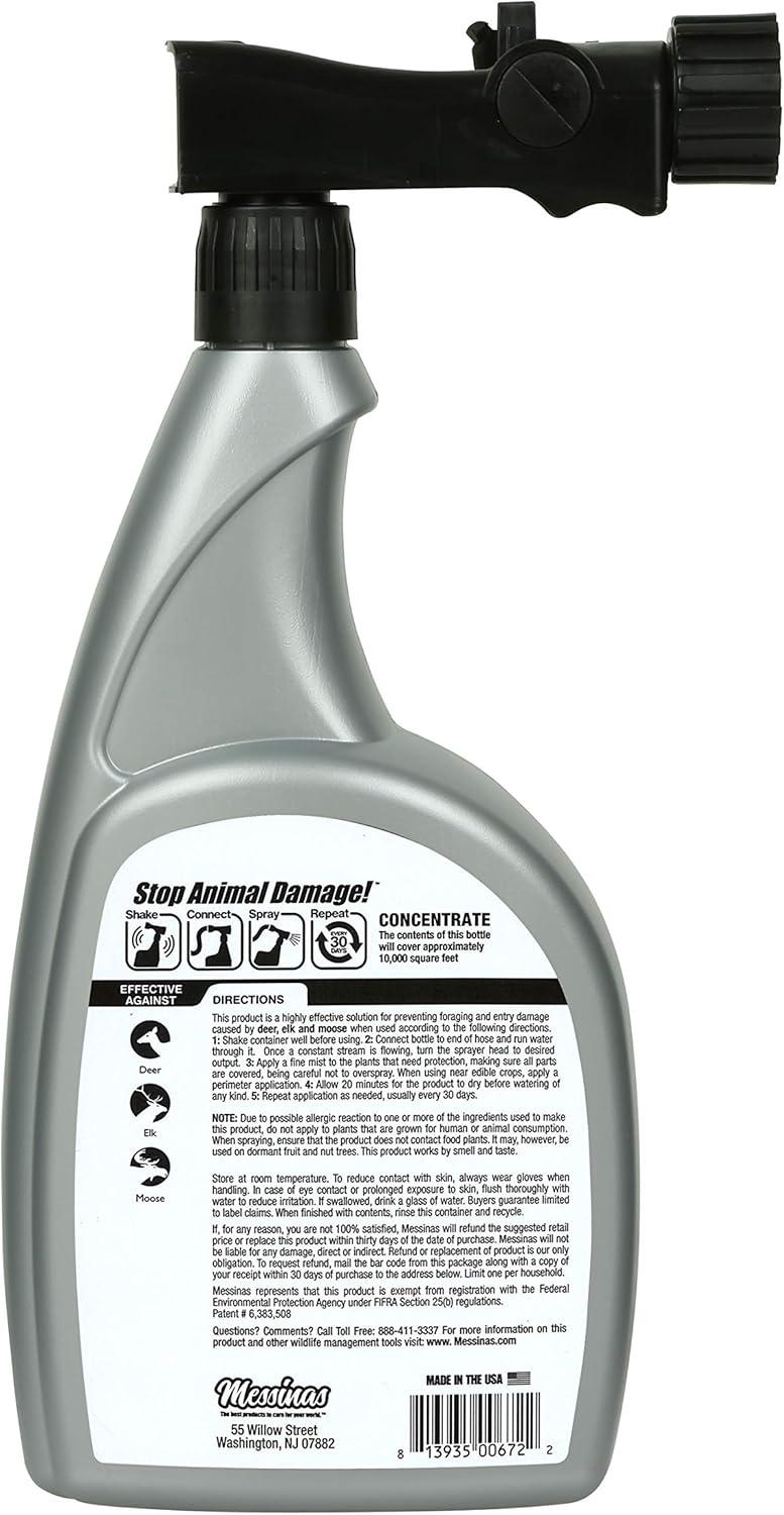 Deer Stopper II Animal Repellent, 32oz Ready-to-Spray Hose End