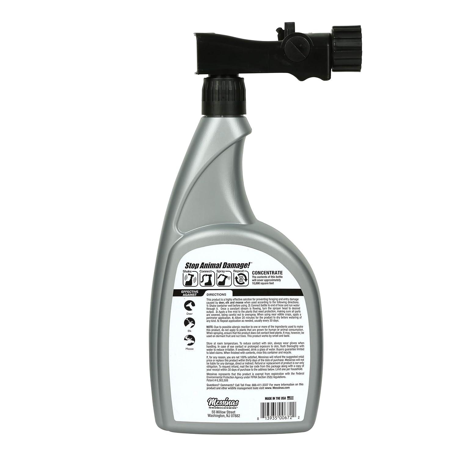 Deer Stopper II Animal Repellent, 32oz Ready-to-Spray Hose End