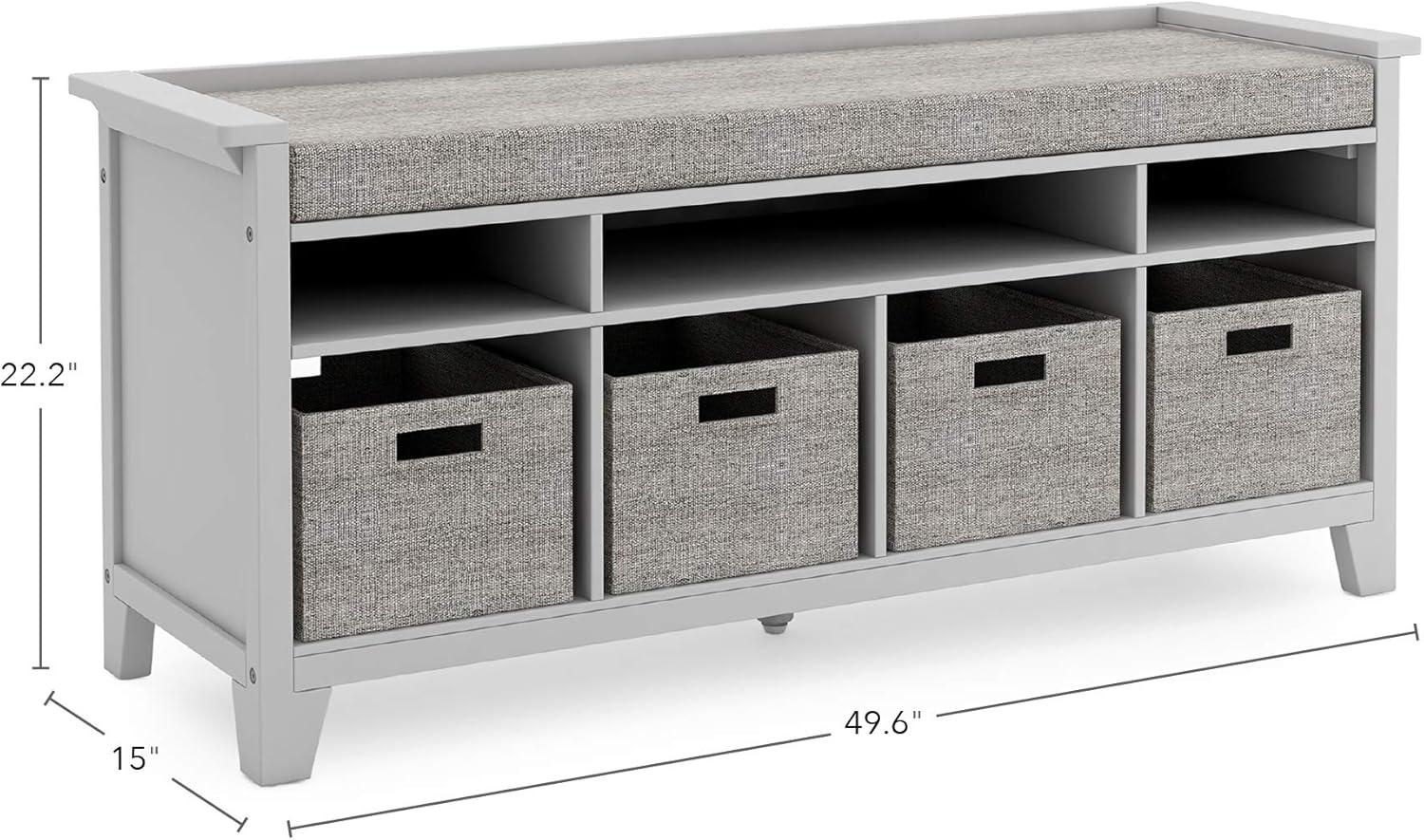 Martha Stewart Living & Learning Kids Storage Bench with Shelves