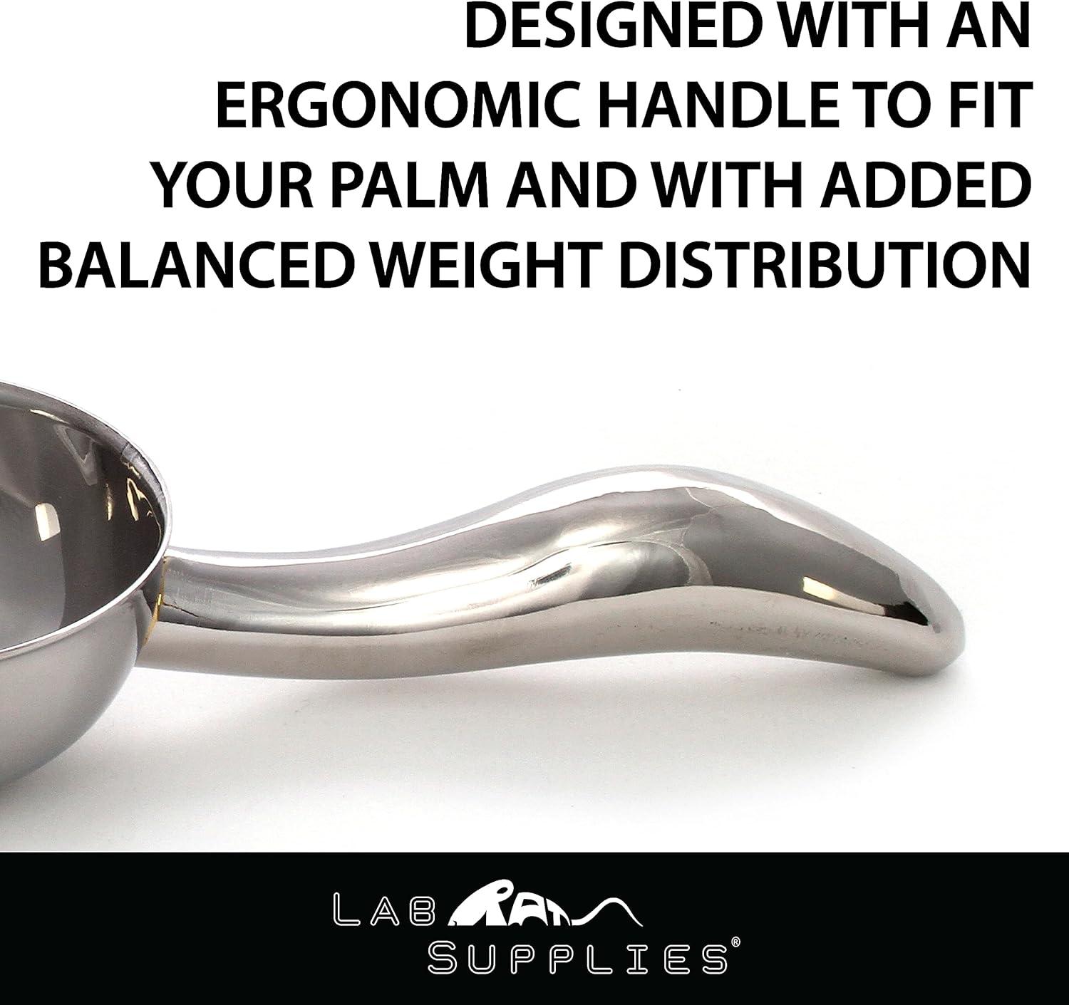 5 oz Stainless Steel Scoop, 8.25” Long by 2.75”  | Dishwasher Safe!