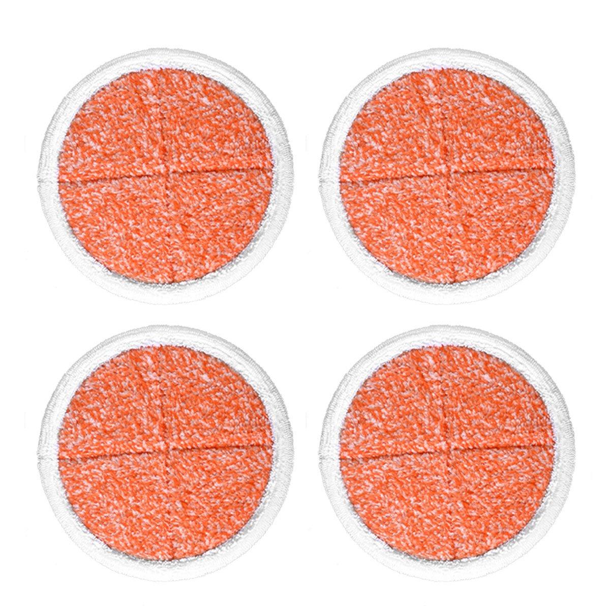 Replacement Bissell Spinwave 2039A 2124 Powered Hard Floor Mop 4 Packs Heavy Scrub Mop Pads