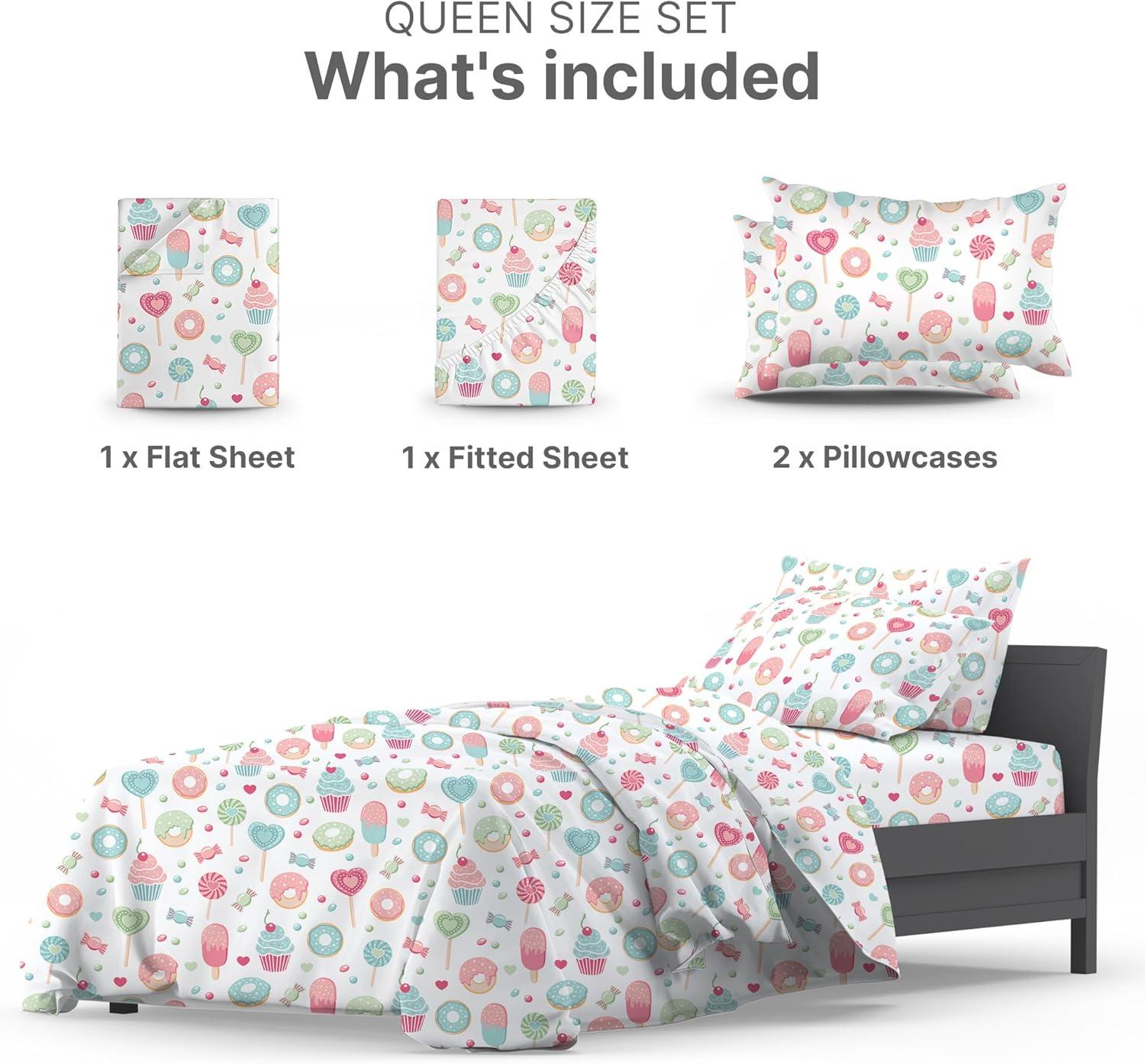 Kids 4 Piece Microfiber Sheet Set - CGK Linens.