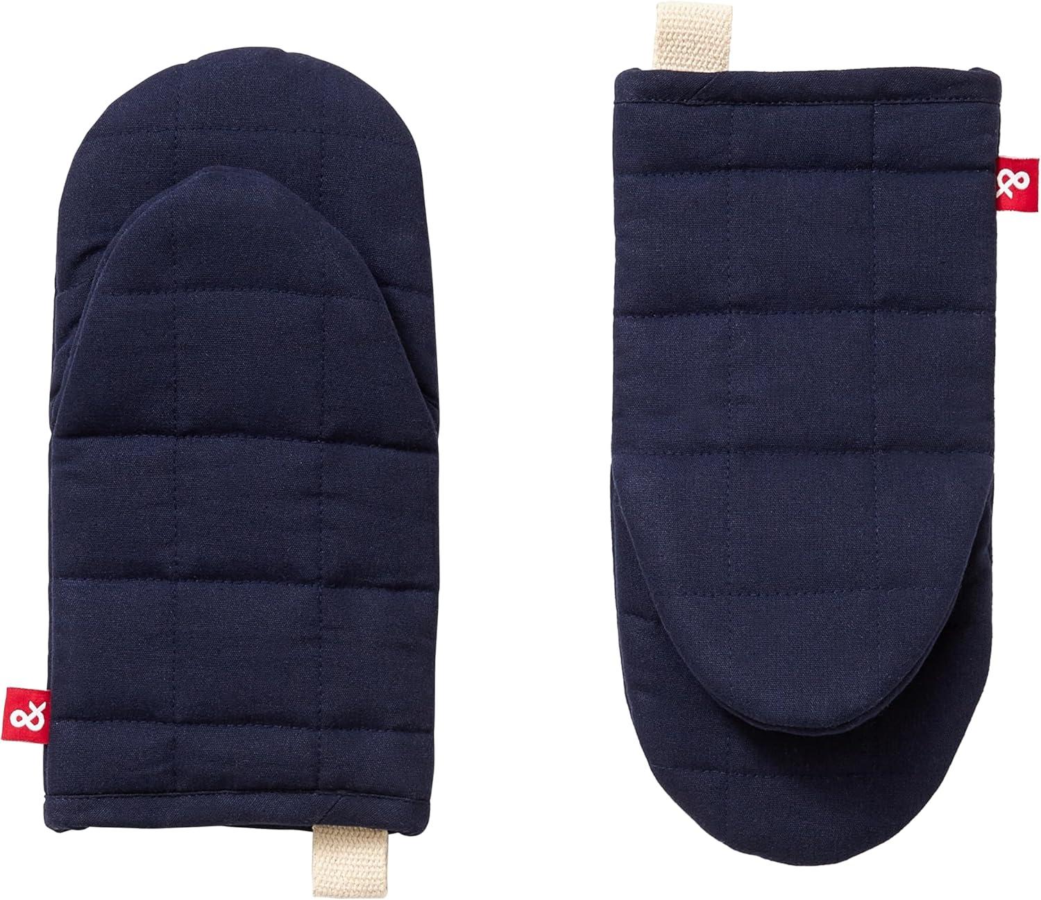 10+1%2f2%22+Puppet+Oven+Mitt+-+Cotton%2c+Blueberry+Blue