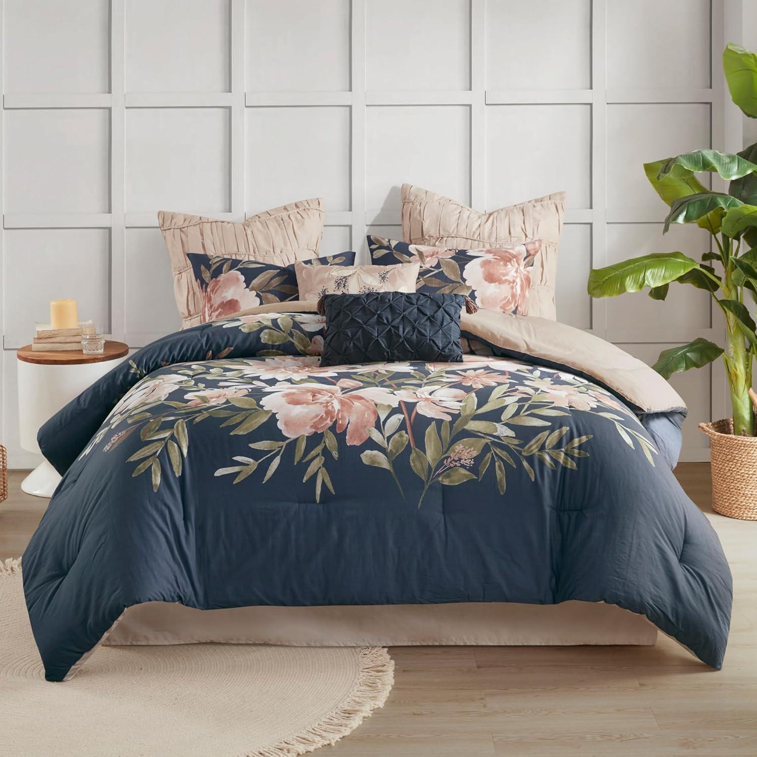 Camillia 8 Piece Cotton Comforter Set