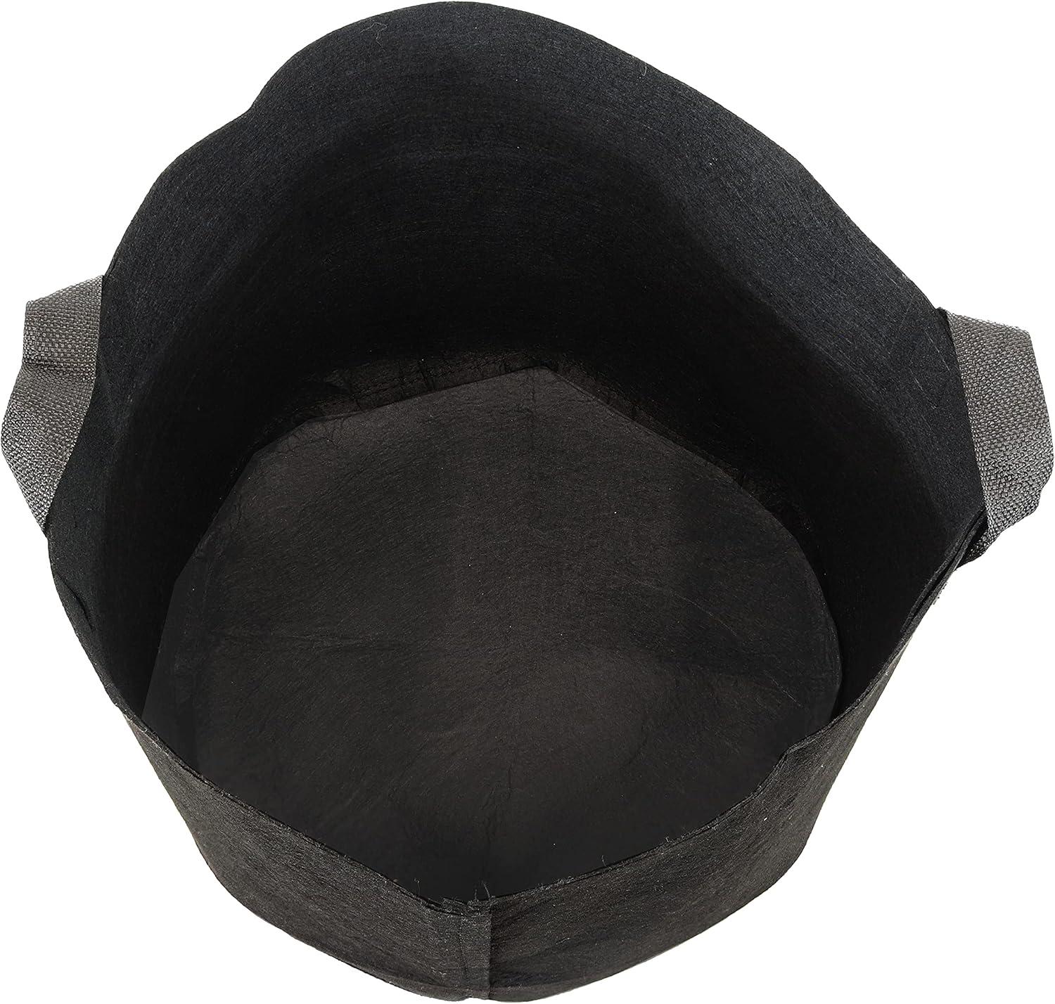 Sunnydaze 1-Pack of 7-Gallon Garden Grow Bags for Vegetables - 300 GSM Non-Woven Polypropylene Felt Fabric Flower Pots and Planters with Handles - Single Gardening Container