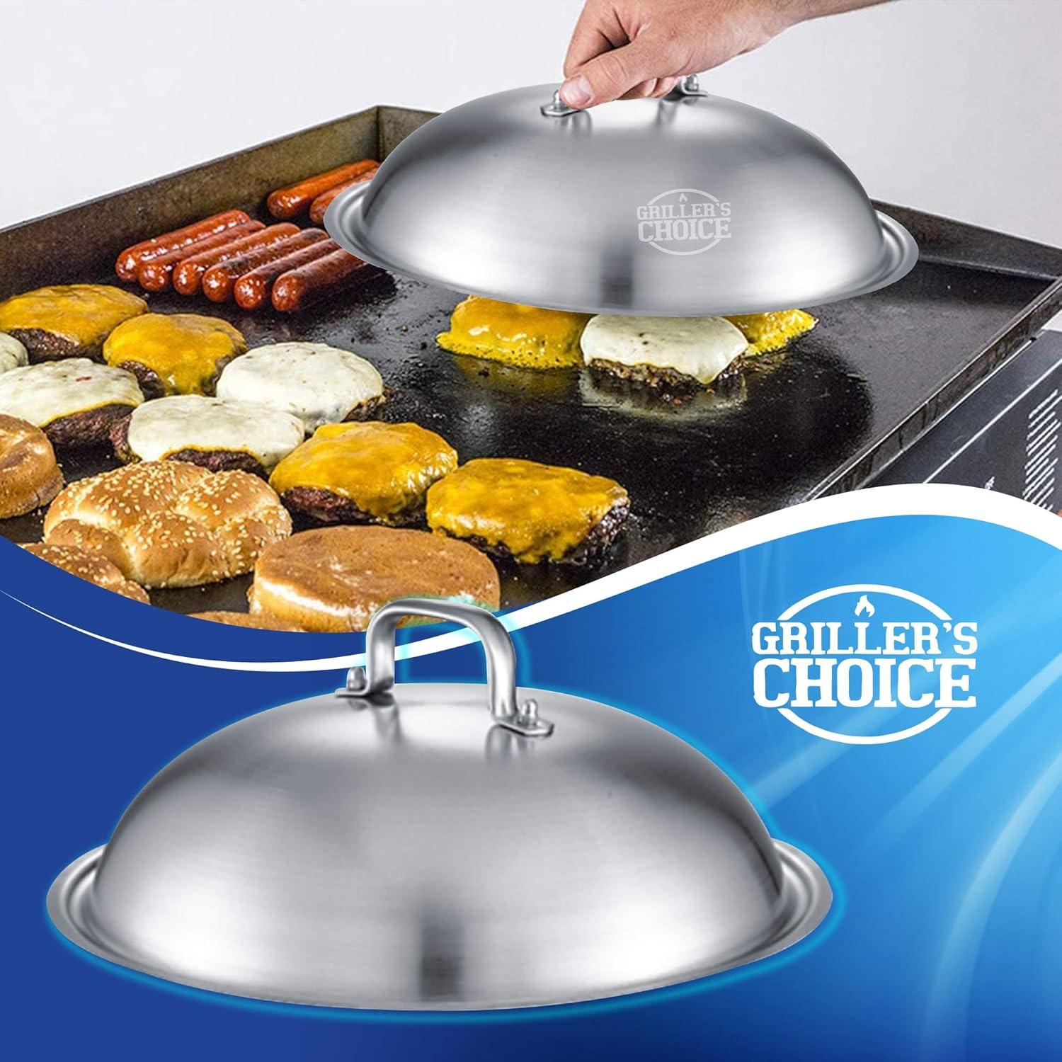Grillers Choice Stainless Steel Non-Stick Grill Press
