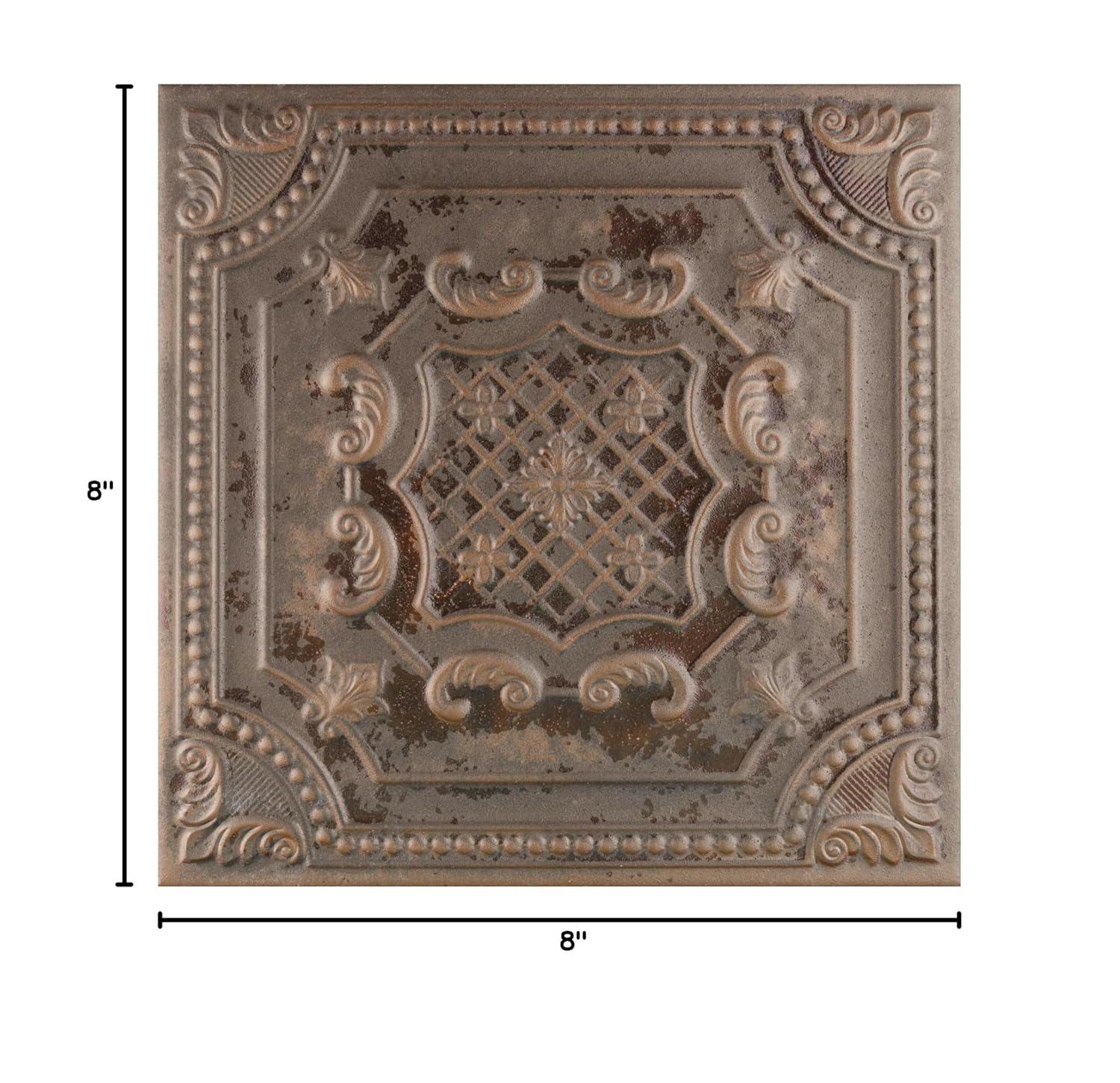 Fitz 8" x 8" Ceramic Patterned Wall Tile