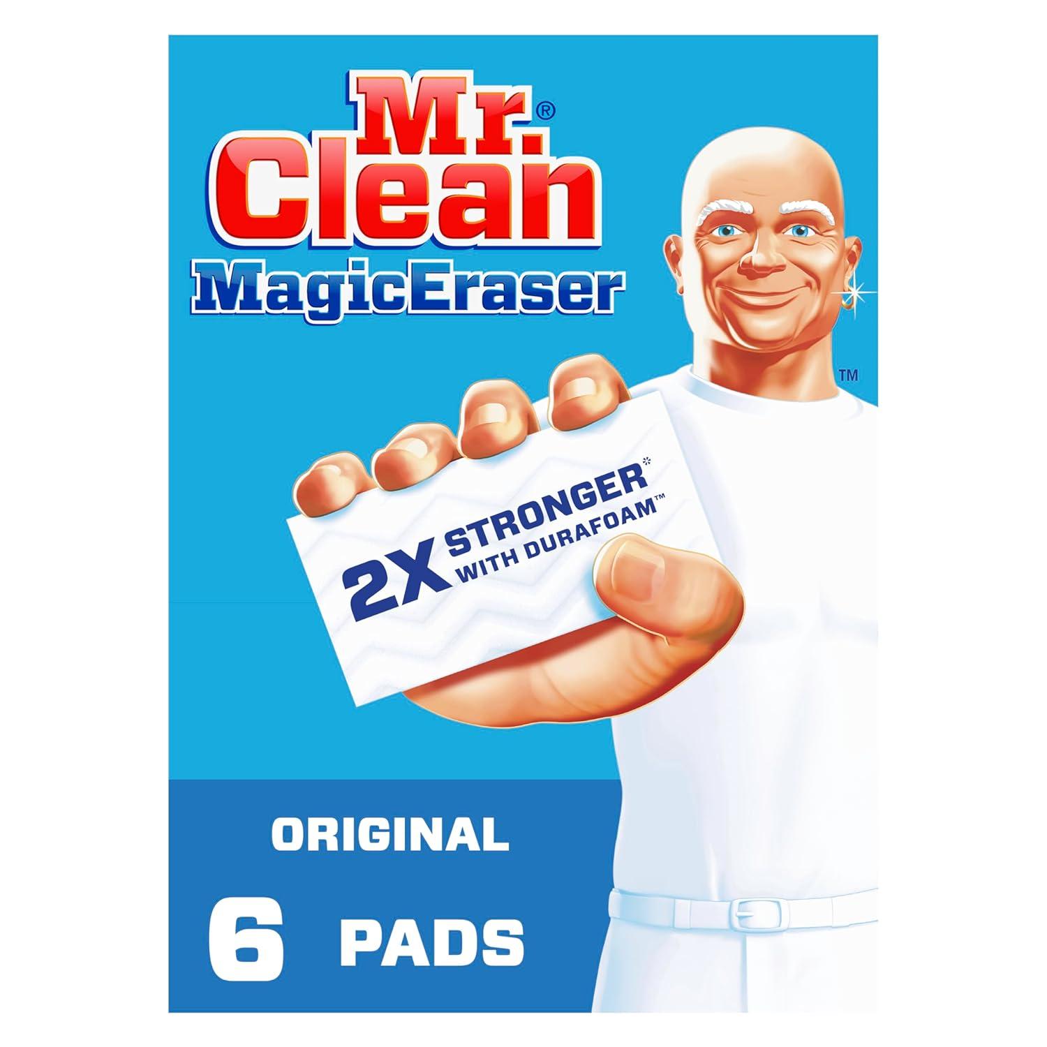 Mr. Clean Original Magic Eraser Cleaning Pads with Durafoam - 6ct