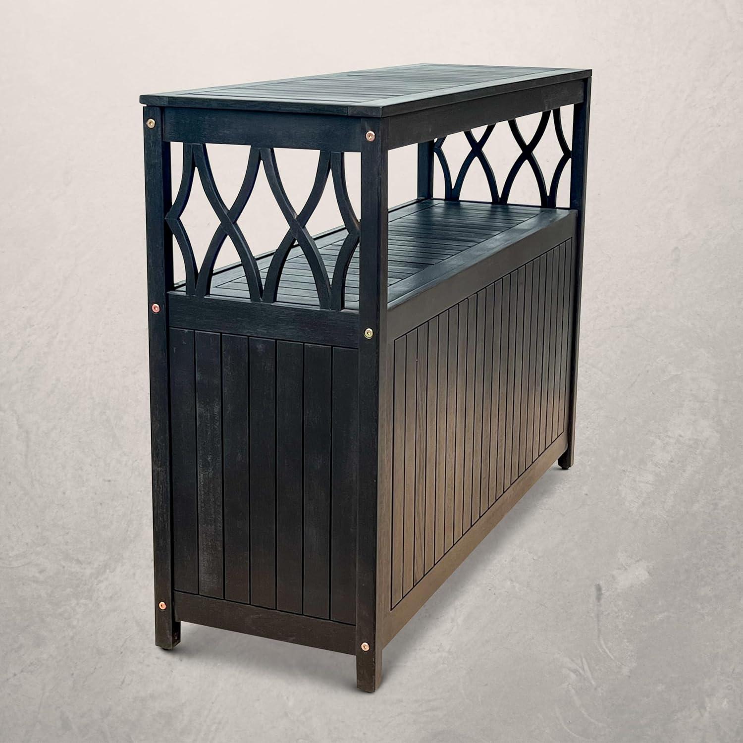 DTY Outdoor Living Longs Peak Eucalyptus Sideboard, Espresso