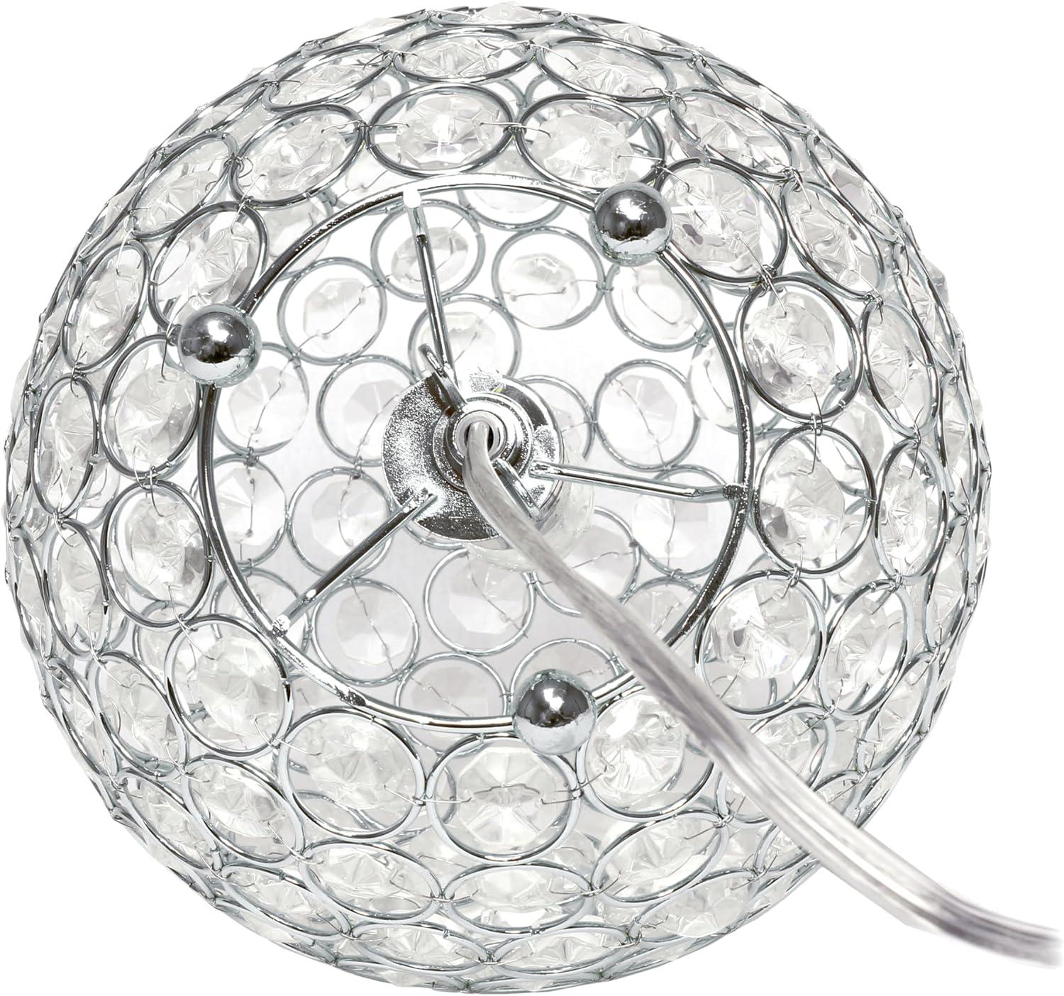 Crystal Ball Sequin Table Lamp - Elegant Design