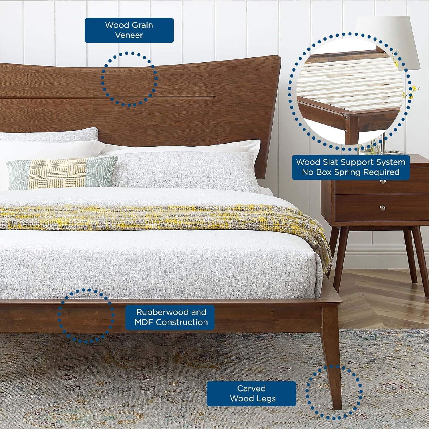 Modway Astra Wood Platform Bed