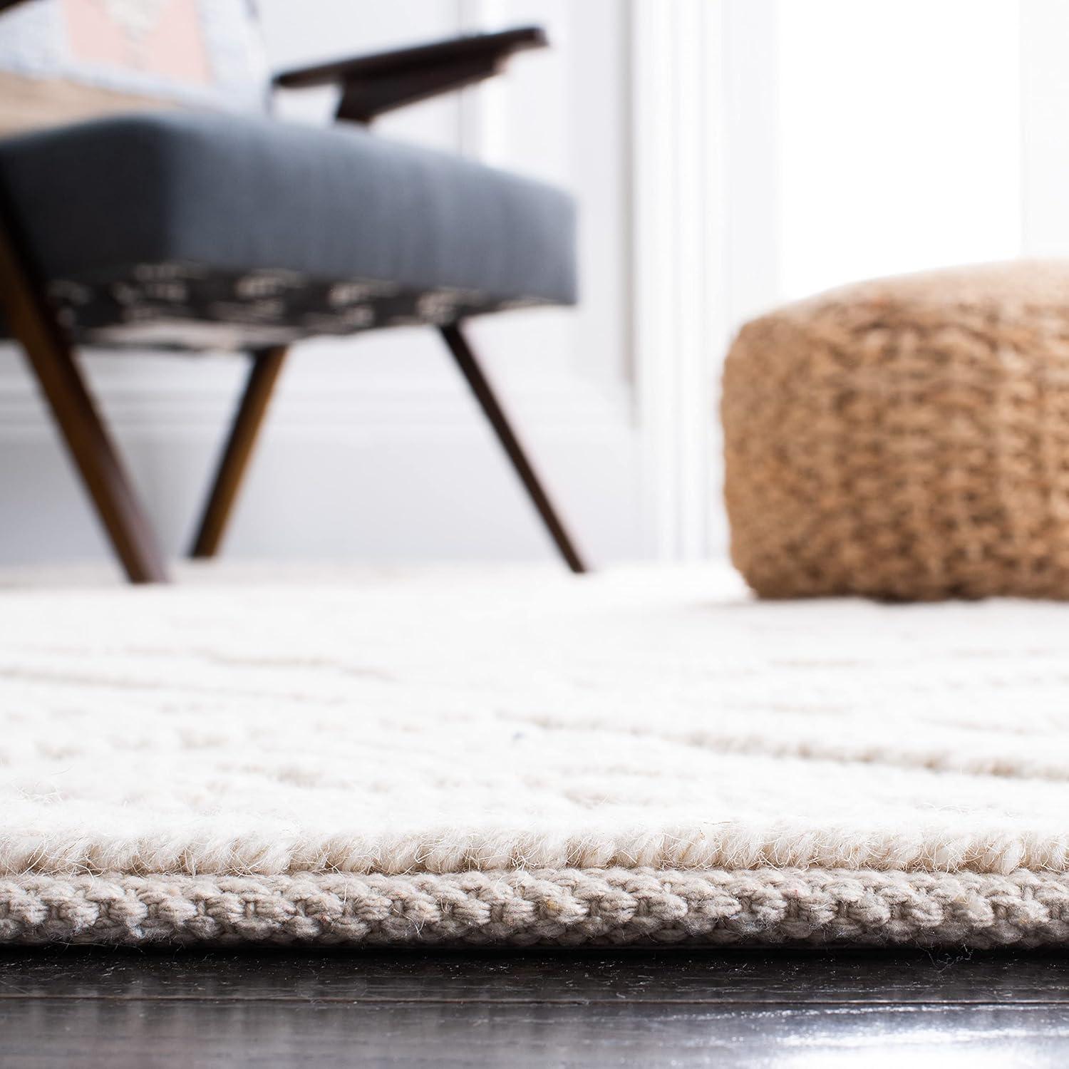 Vermont VRM306 Hand Woven Indoor Accent Rug - Ivory - 3'x5' - Safavieh
