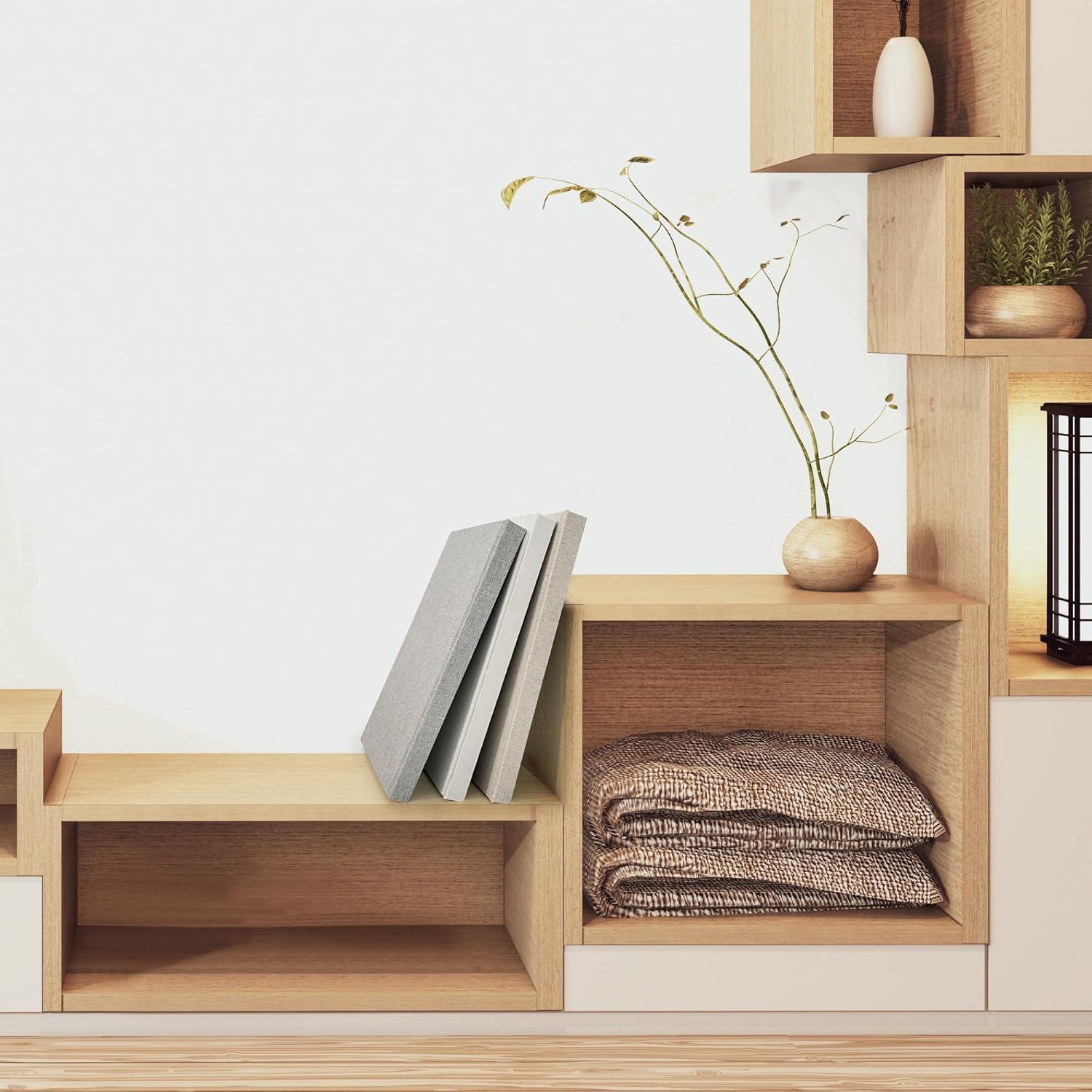 Decorative Book Set | Set of 3 Real Linen Covered Book Set | Extra Large Books | Coffee Table Decor | Shelves Mantle Decor | Modern Home Decoration | Guest Book | Extra Large Journals