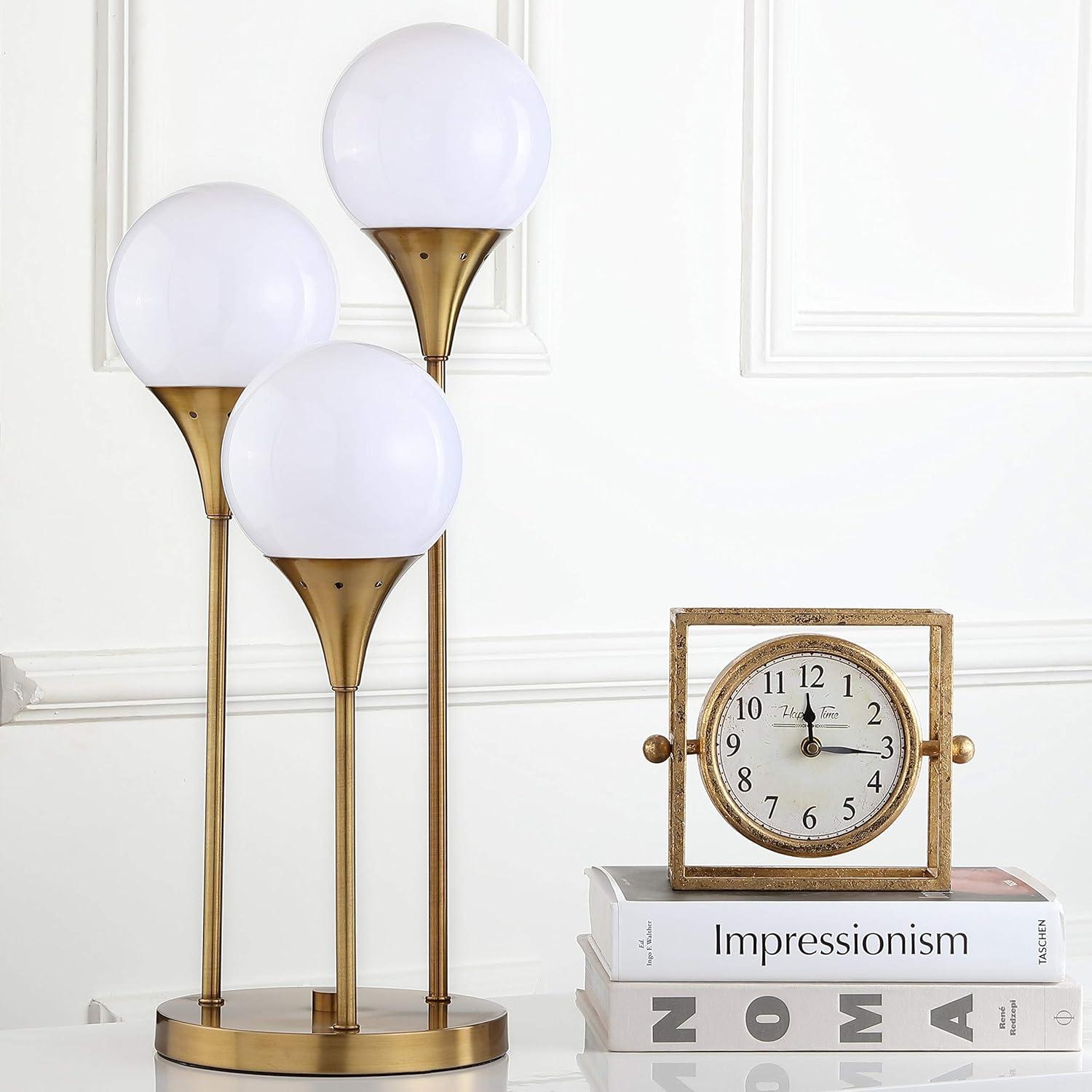 Marzio Table Lamp - 25.5 Inch Height - TBL4019 - Brass - Safavieh
