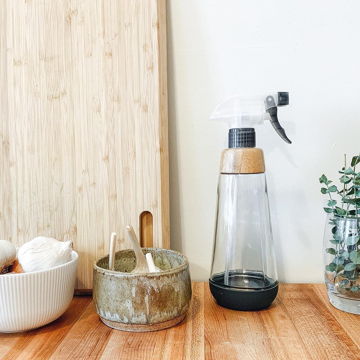 Full Circle Home Bottle Service Refillable Glass Spray Bottle Grey 16 oz - 1 ct