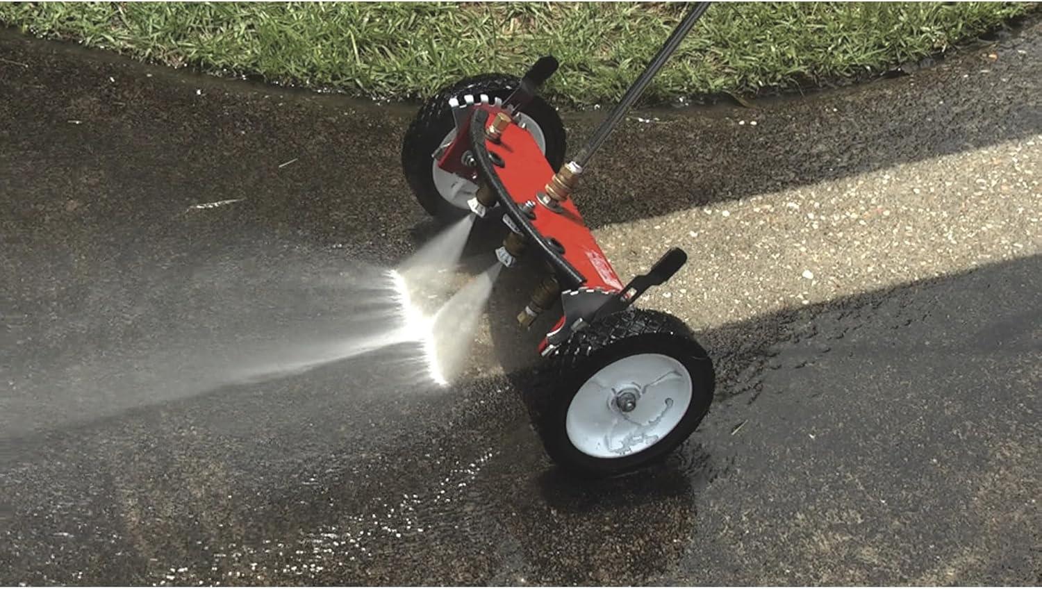 General Pump TriKleener Pressure Washer Water Broom, 14in. Width, 4000 PSI, 4.0 GPM, Model# 2100306