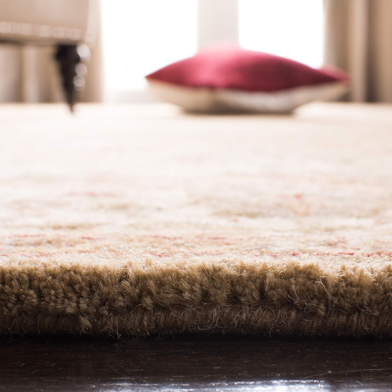 Persian Legend PL819 Hand Tufted Indoor Accent Rug - 4'x6' - Light Green/Beige - Safavieh