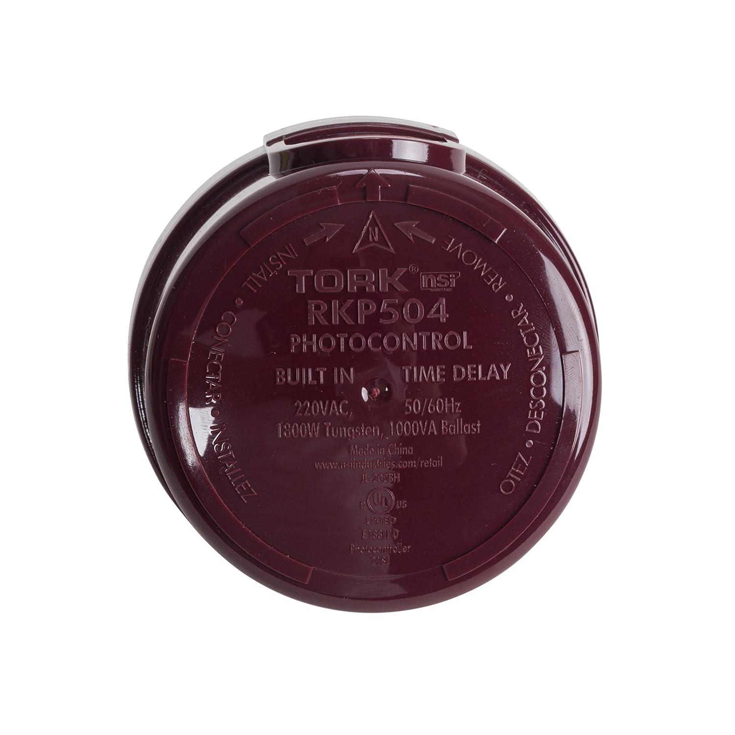 Red Twist-Lock Photocontrol for Outdoor Security Lighting