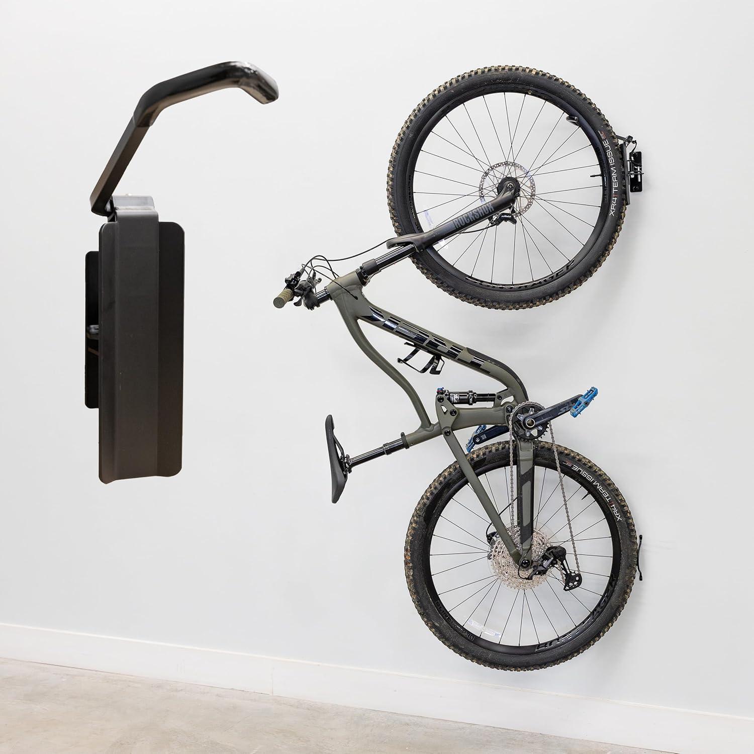 StoreYourBoard Swivel Mount Bike Storage Rack | Garage Wall Hook