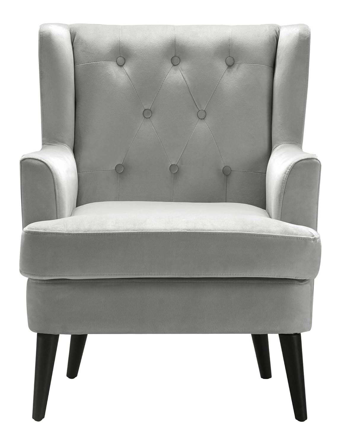 Elle Decor Celeste Tufted Velvet Accent Chair