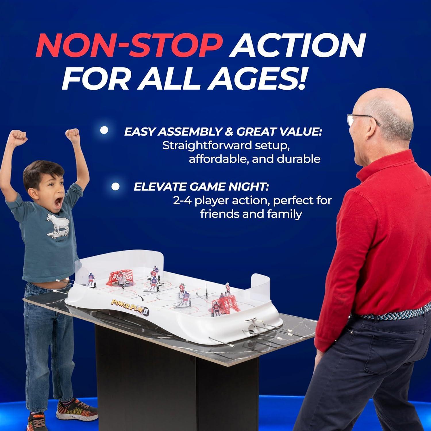 TOP SHELF Power Play 2: Ultimate Table Hockey Game - 36" x 17"