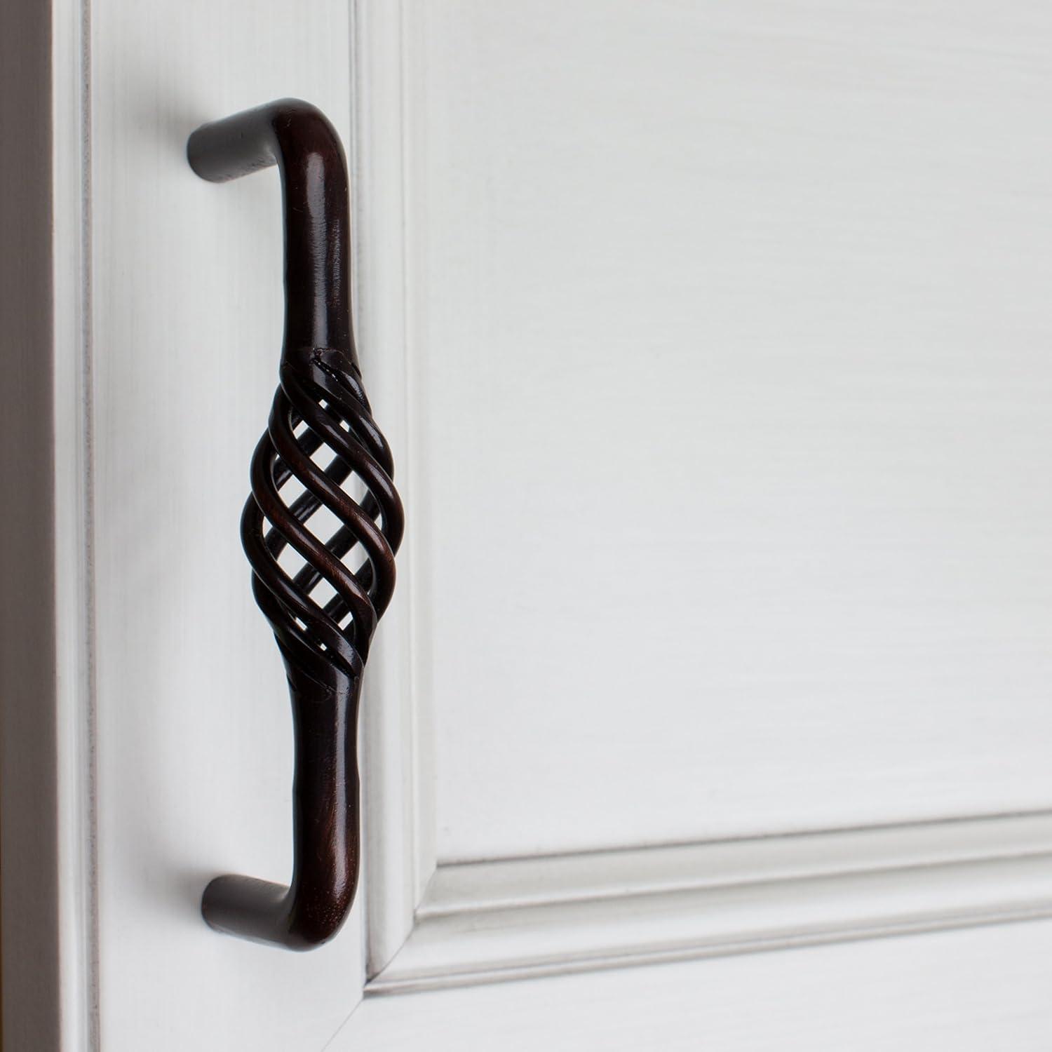 GlideRite Hardware 3022-ORB-10 3.75 inch Cc Oil Rubbed Bronze Birdcage Cabinet Pull 10 Pack