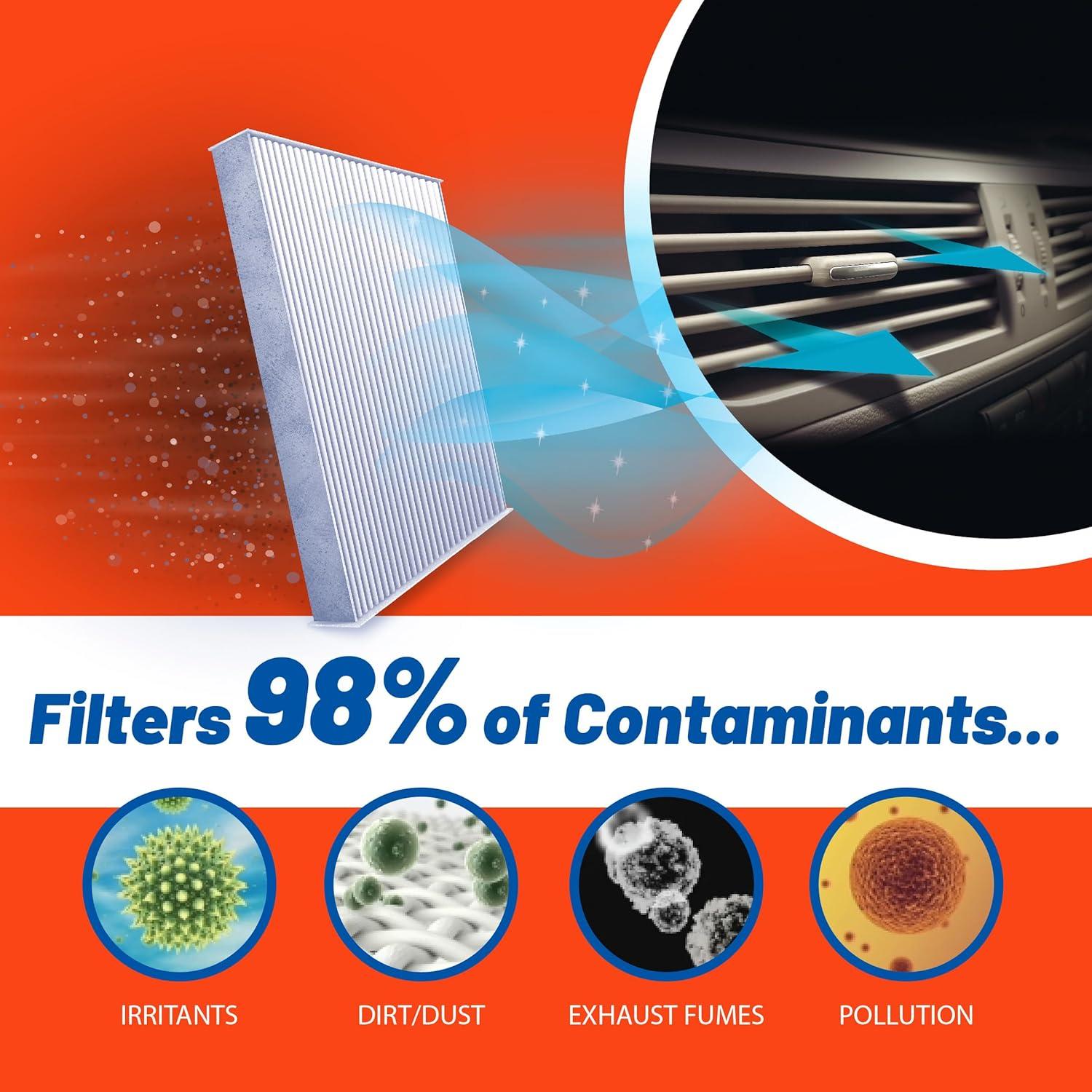 FRAM Fresh Breeze Cabin Air Filter, CF10134 Fits select: 2007-2016 HONDA CR-V, 2006-2015 HONDA CIVIC