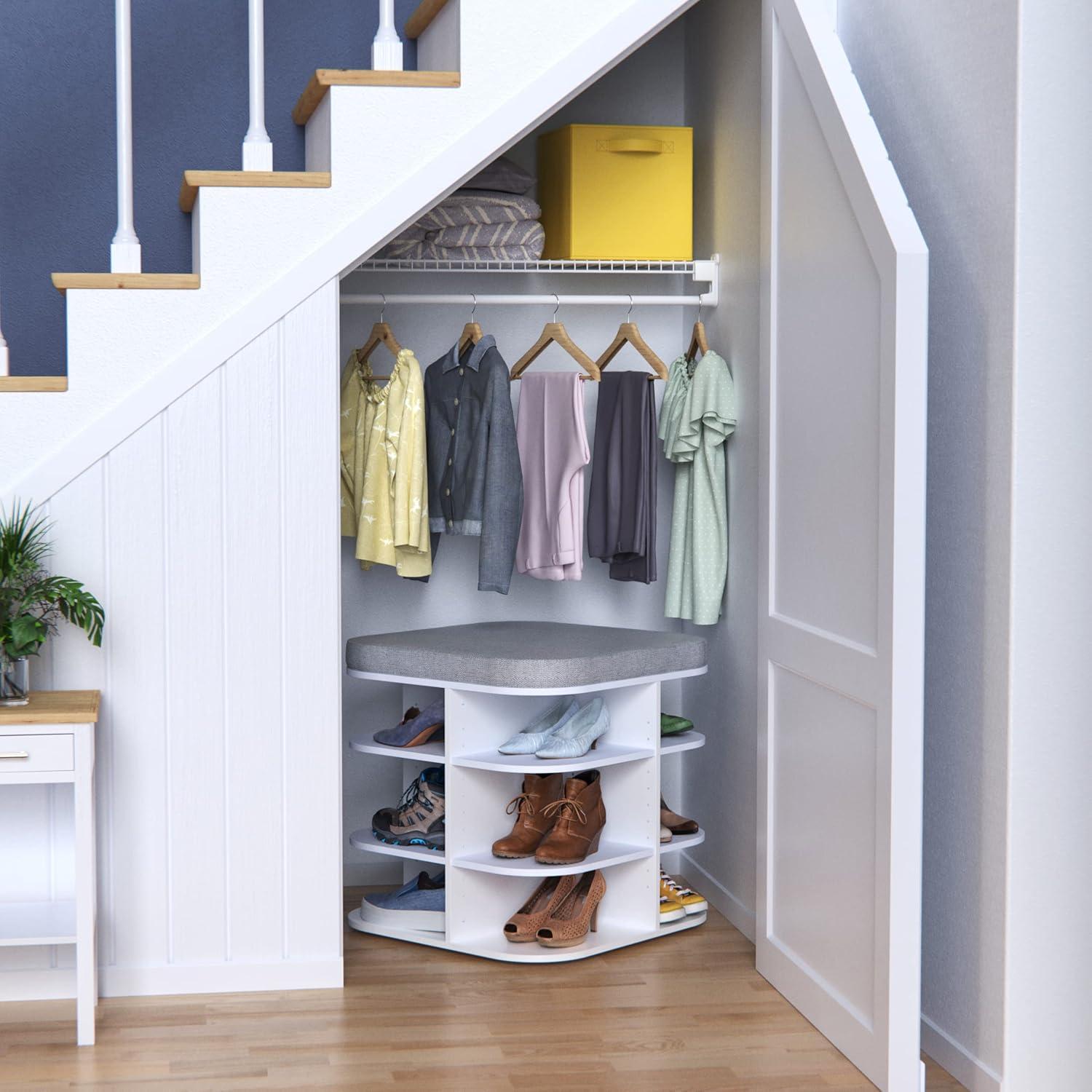 ClosetMaid 12 Pair Shoe Storage Bench
