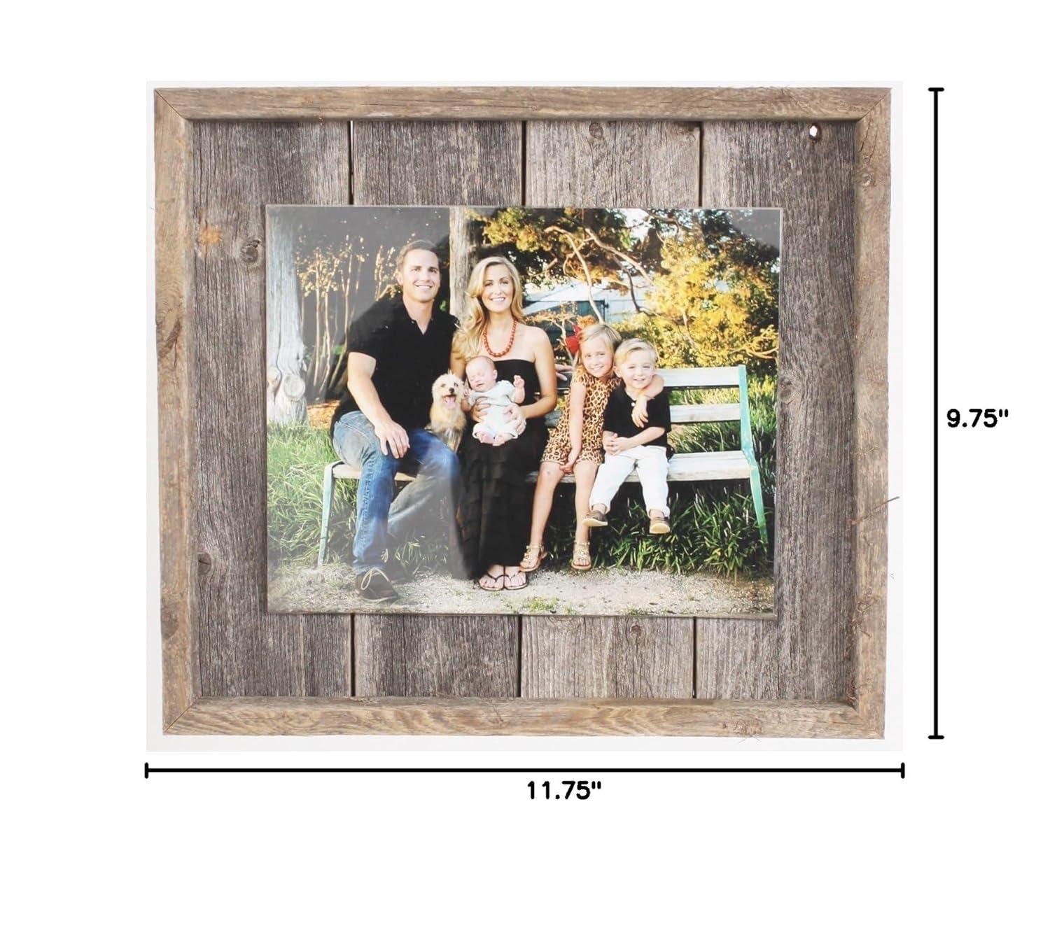 Millwood Pines Nasim Weathered Gray Wood Matte Picture Frame