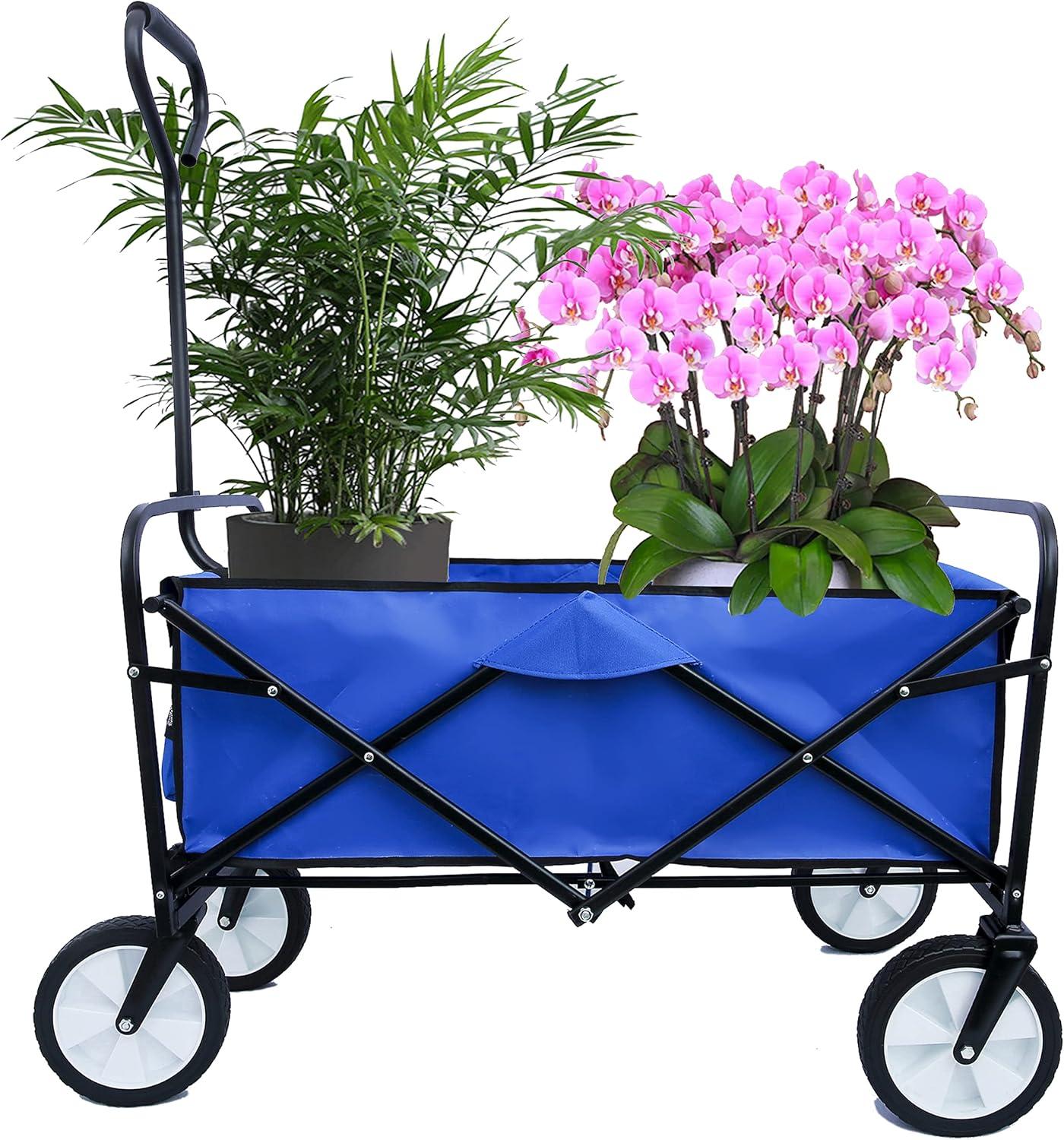 Folding Wagon Garden Shopping Beach Cart