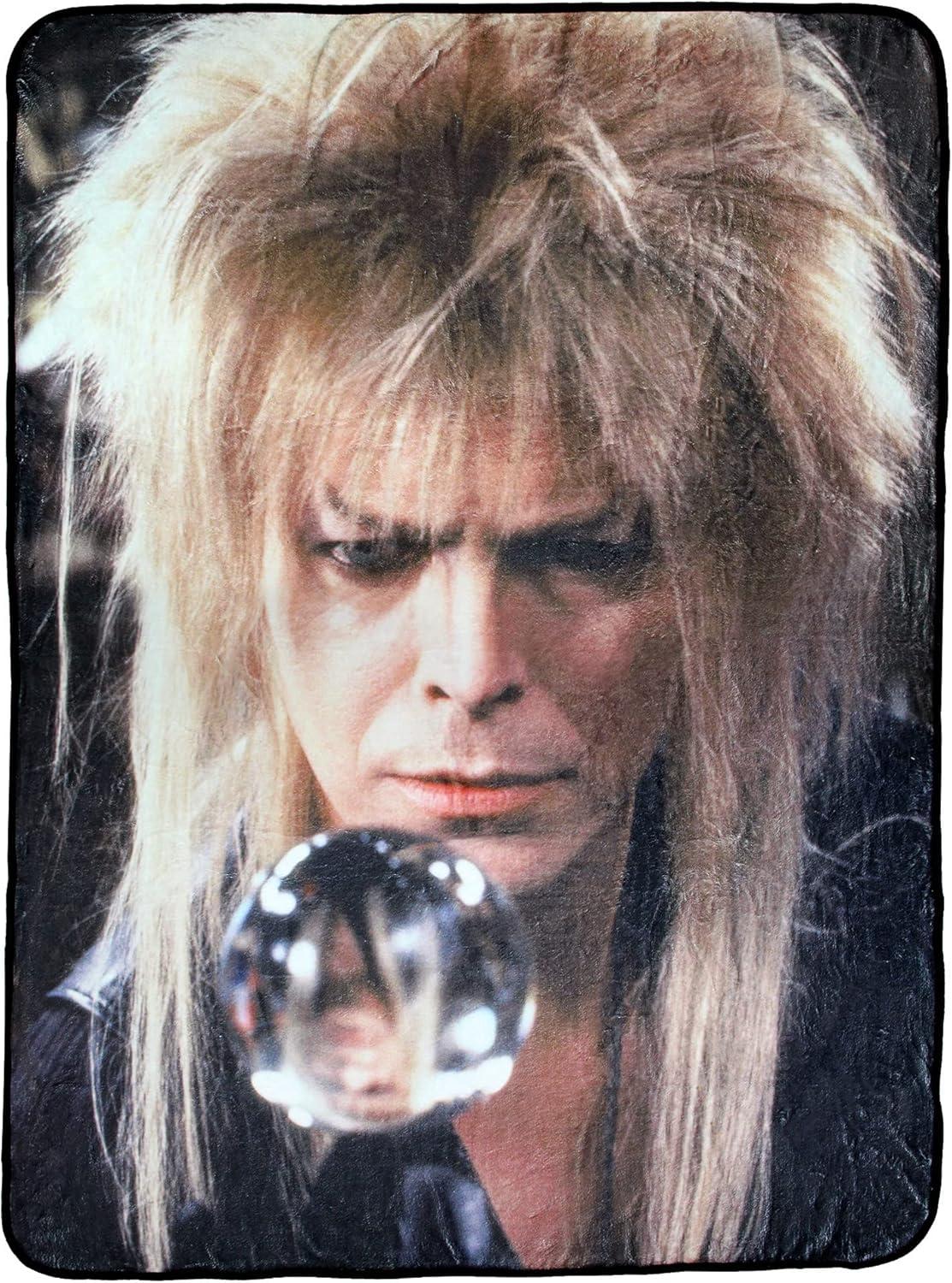 Labyrinth The Movie Jareth The Goblin King Super Soft Fleece Throw Blanket