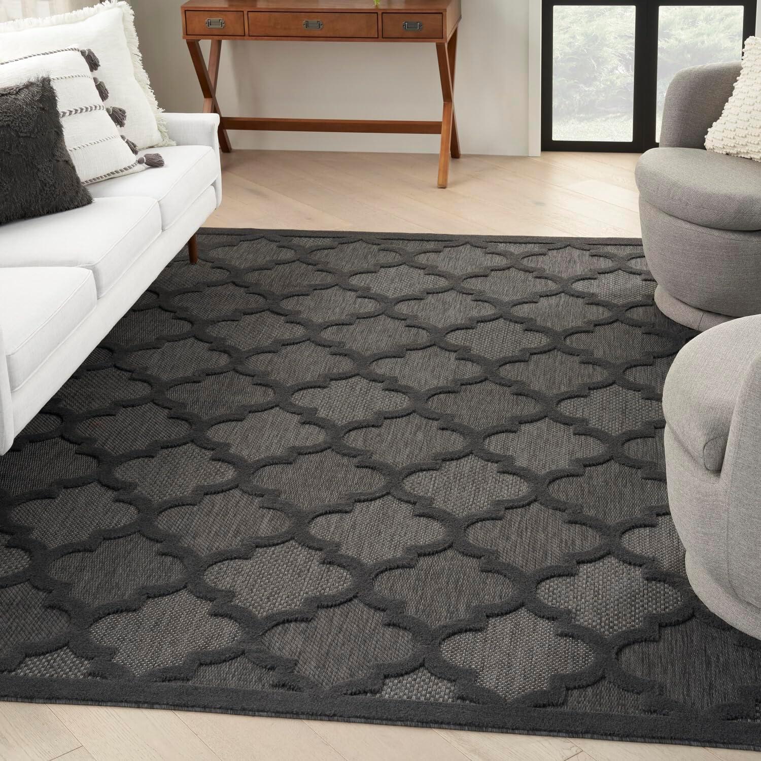 NRESC Flatweave Geometric Rug