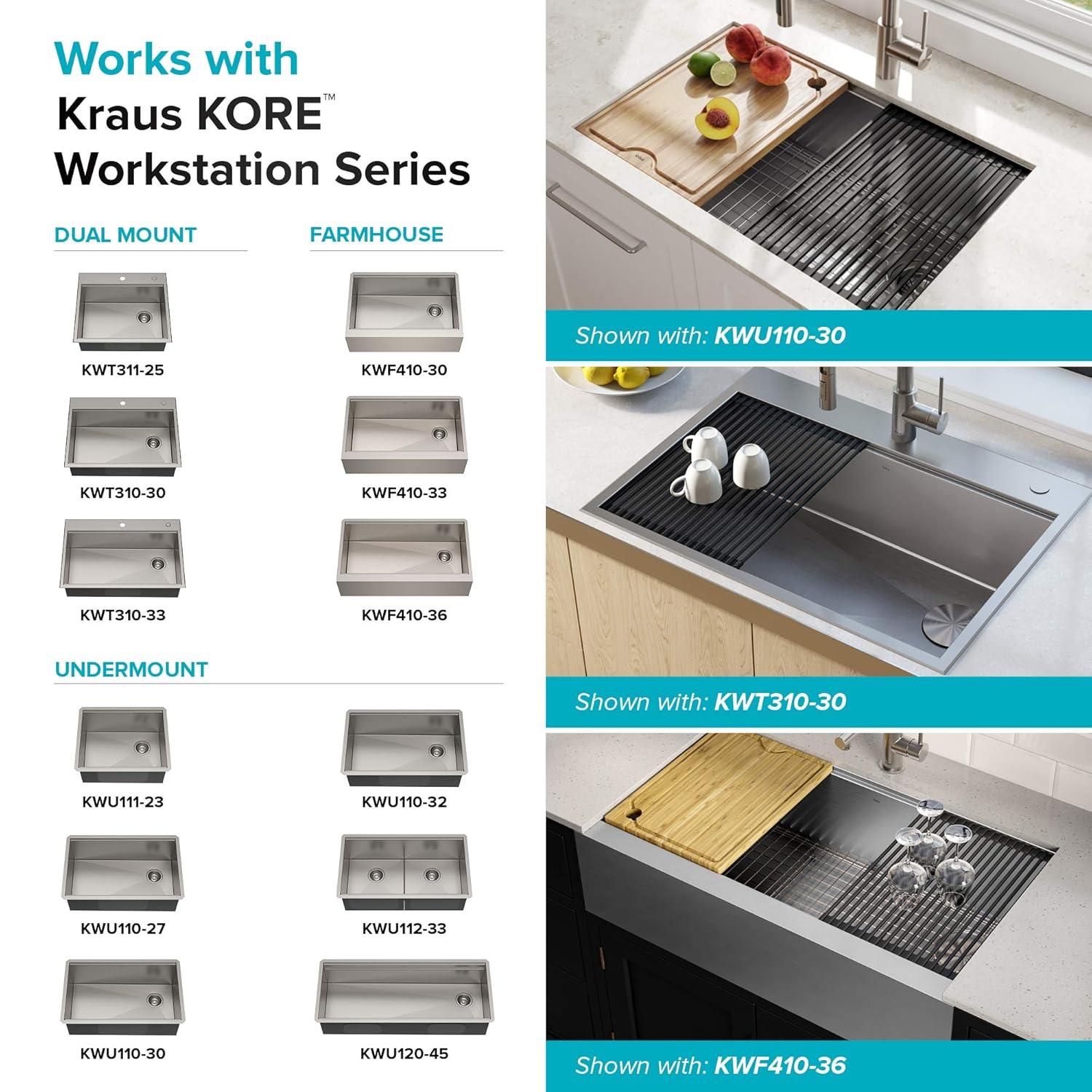 Kraus Kore Over the Sink Dish Rack