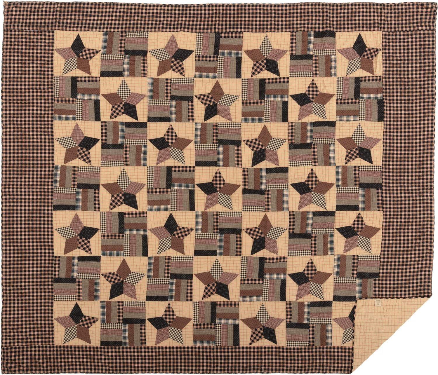 VHC Brand Bingham Star King Quilt Set 51742