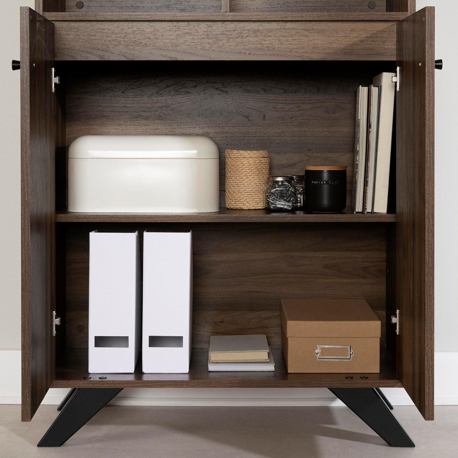 Helsy Bookcase with 2 Doors