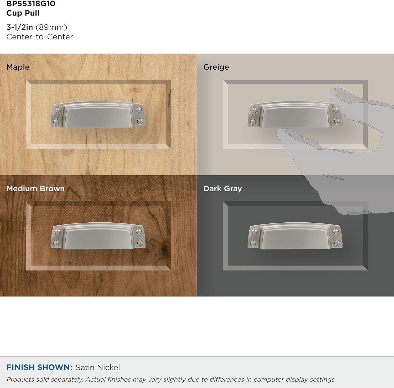 Highland Ridge 3 1/2" Center to Center Cup/Bin Pull