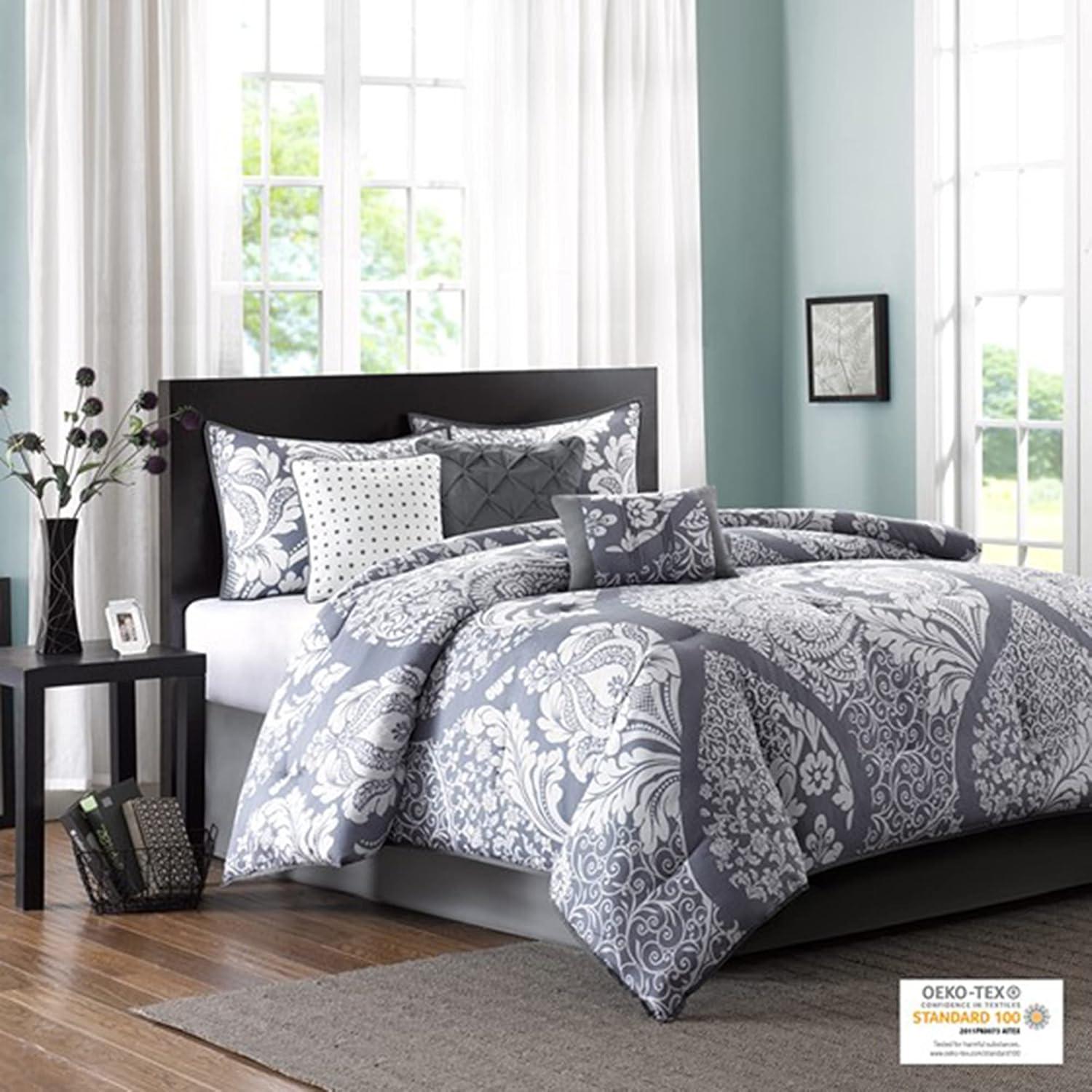 Madison Park Vienna 7 Piece Cotton Printed Comforter Set