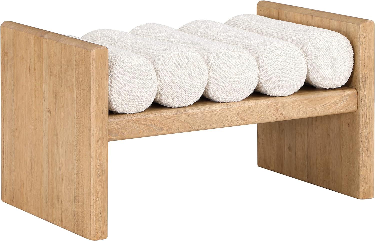 Reeves Boucle Wood Bench