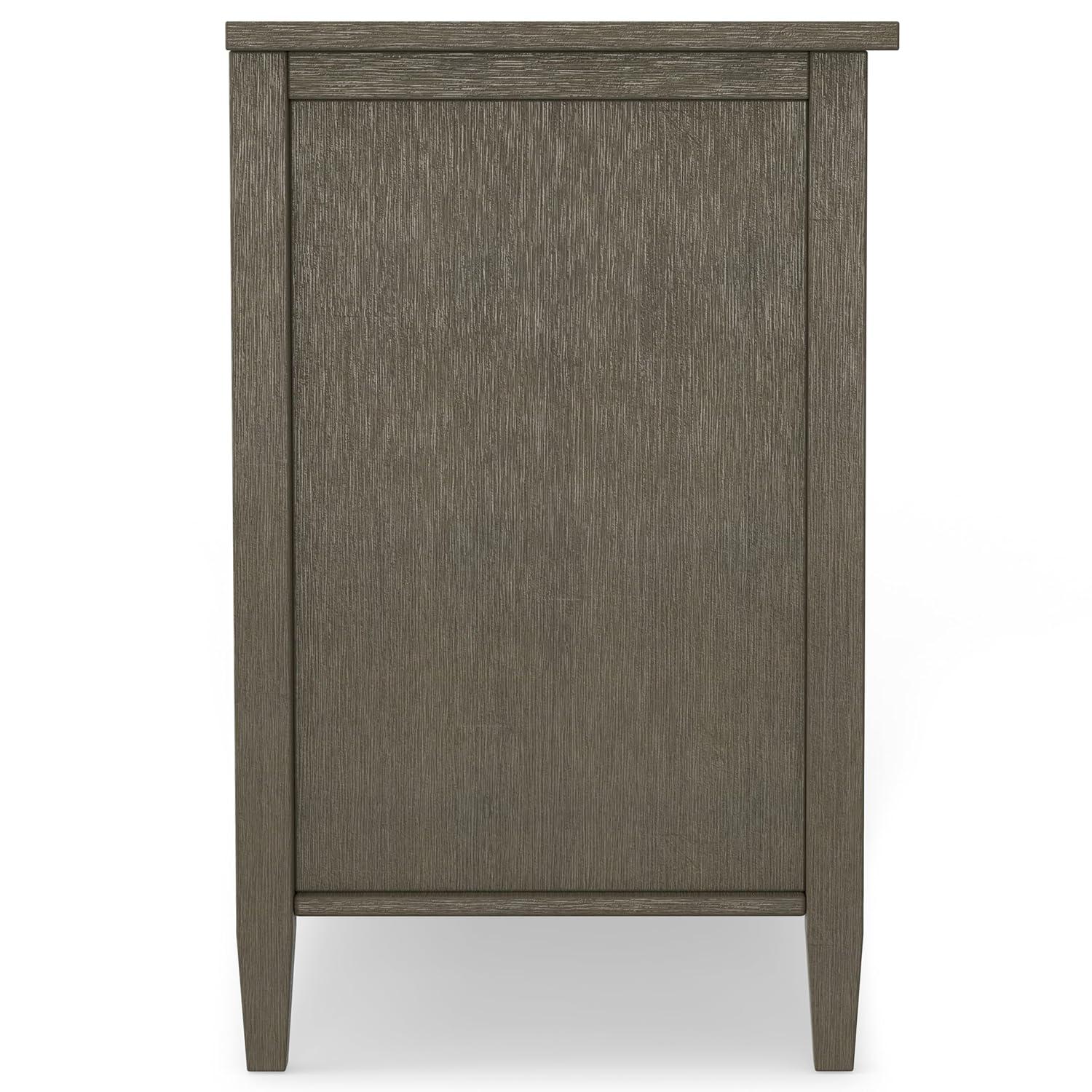 Simpli Home Warm Shaker 47"W Solid Wood TV Stand for TVs up to 55" with 2 Storage Cabinets and 2 Drawers