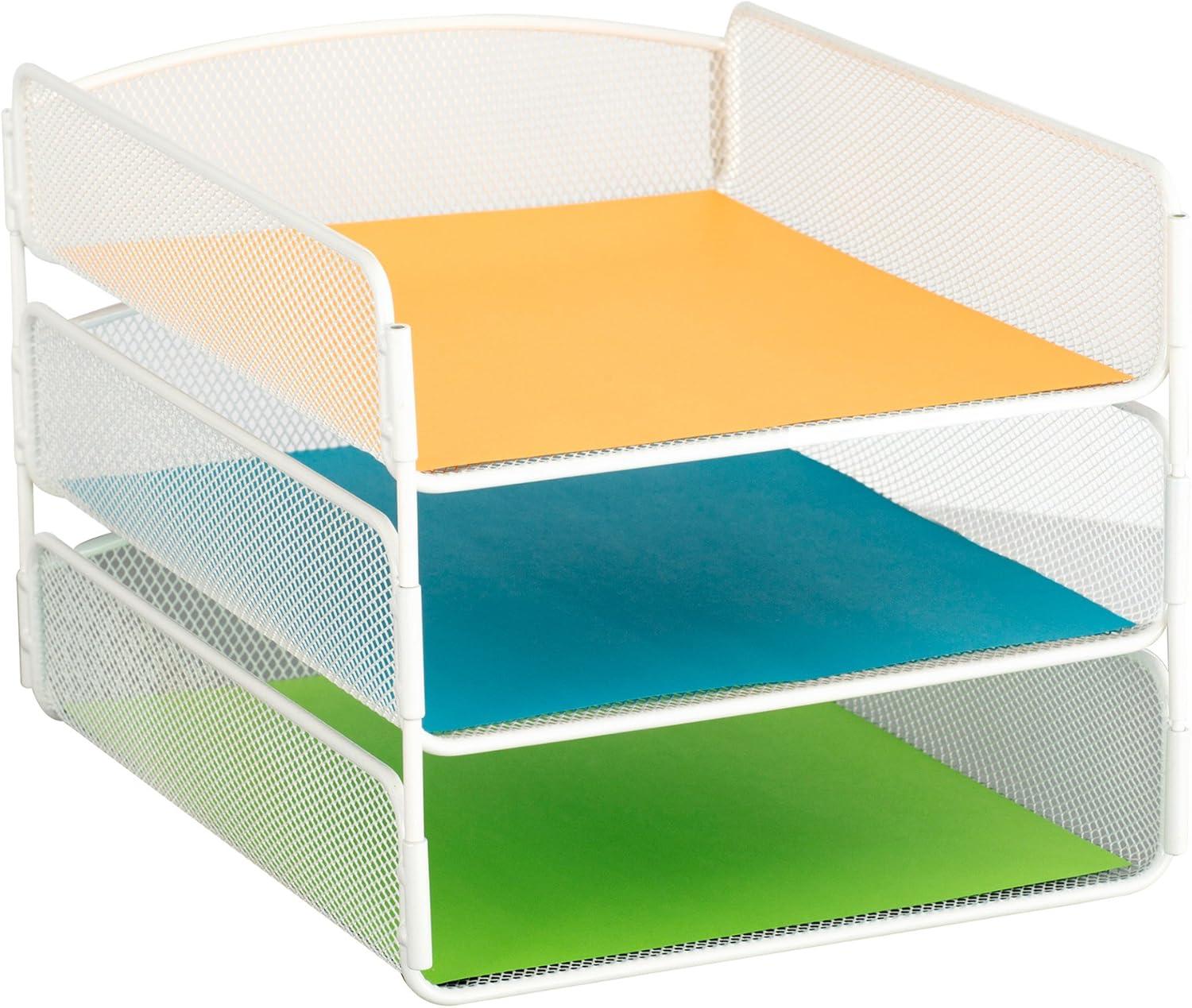 Onyx Three Tray Desktop Organizer