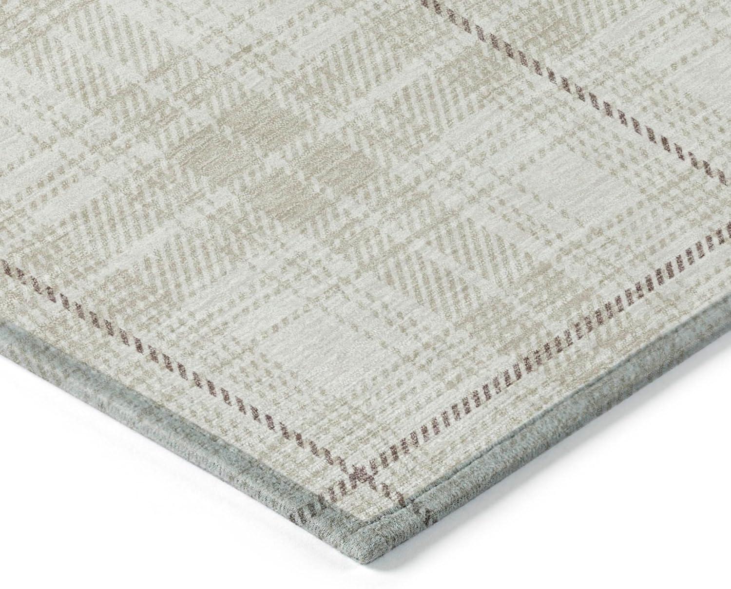 Addison Rugs Chantille ACN993 Ivory 2'6" x 3'10" Indoor Outdoor Area Rug, Easy Clean, Machine Washable, Non Shedding, Bedroom, Entry, Living Room, Dining Room, Kitchen, Patio Rug