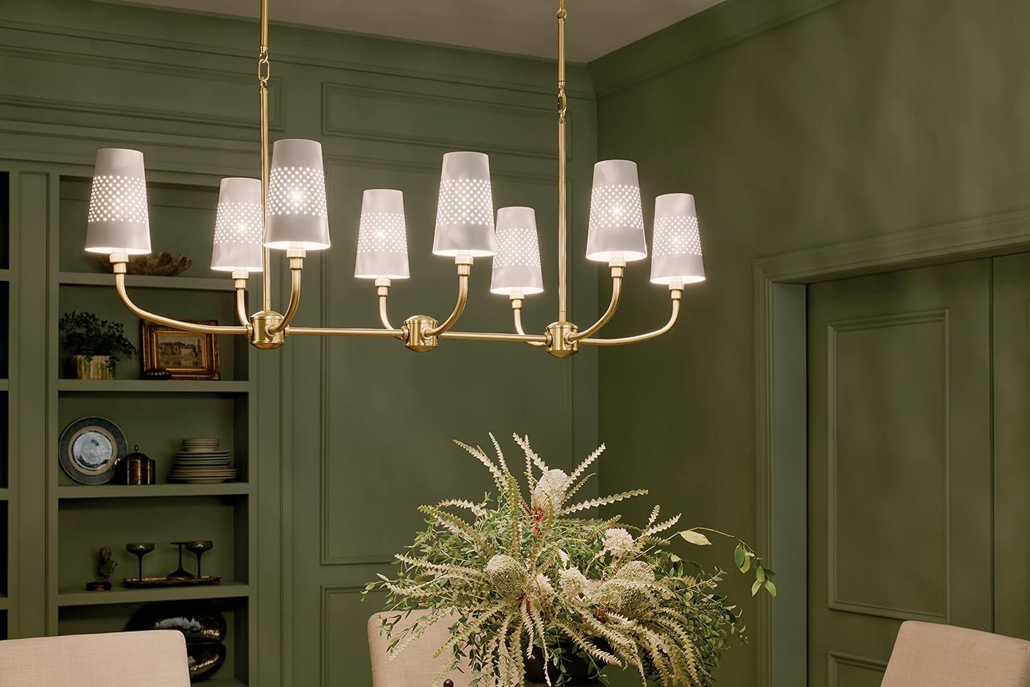 Kichler Lighting Adeena 8 - Light Chandelier in  Brushed Natural Brass