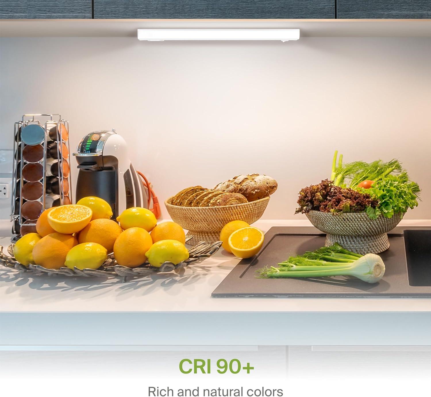 12-Inch White LED Under Cabinet Light with Switch