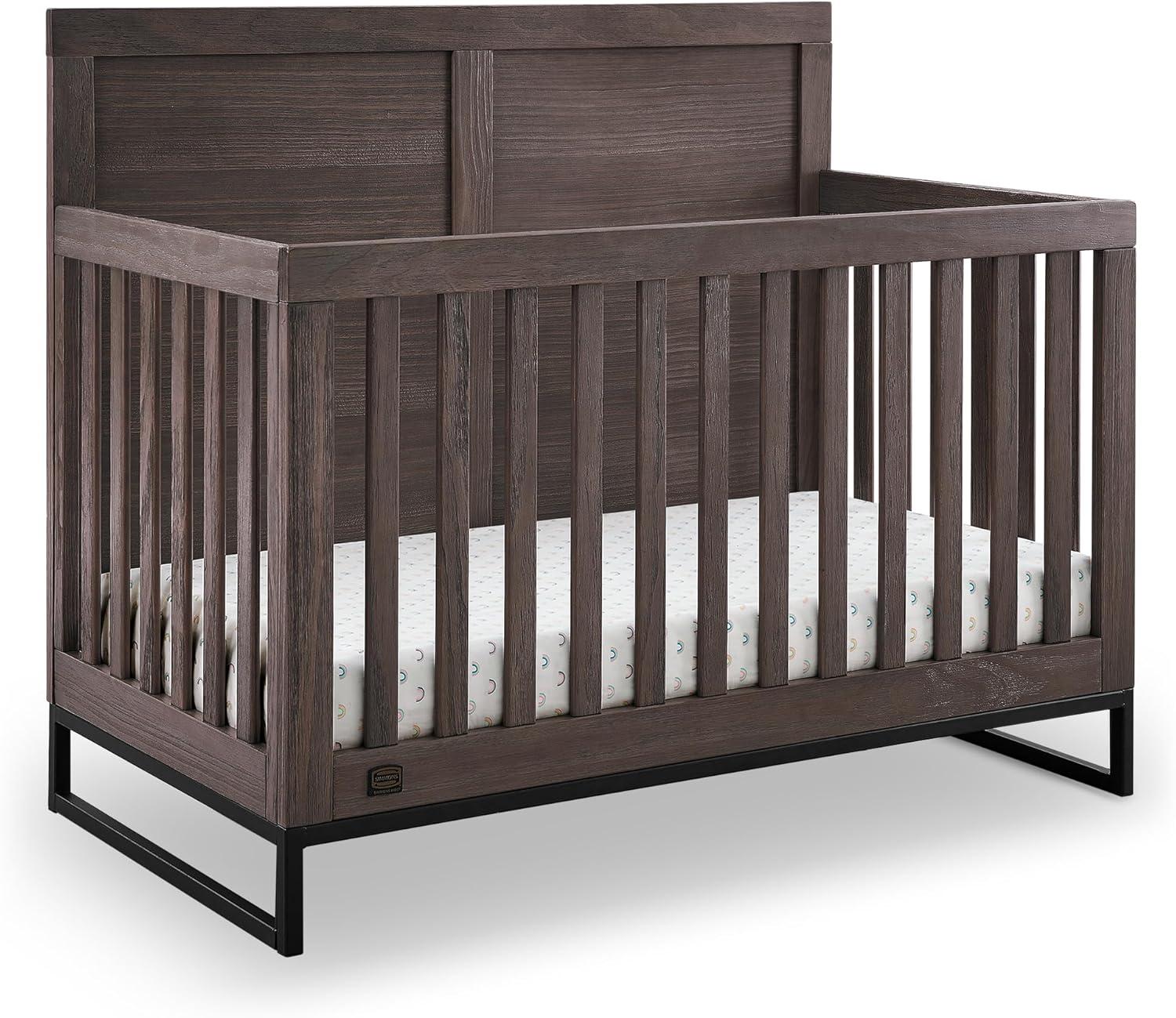 Simmons Kids' Foundry 6-in-1 Convertible Baby Crib