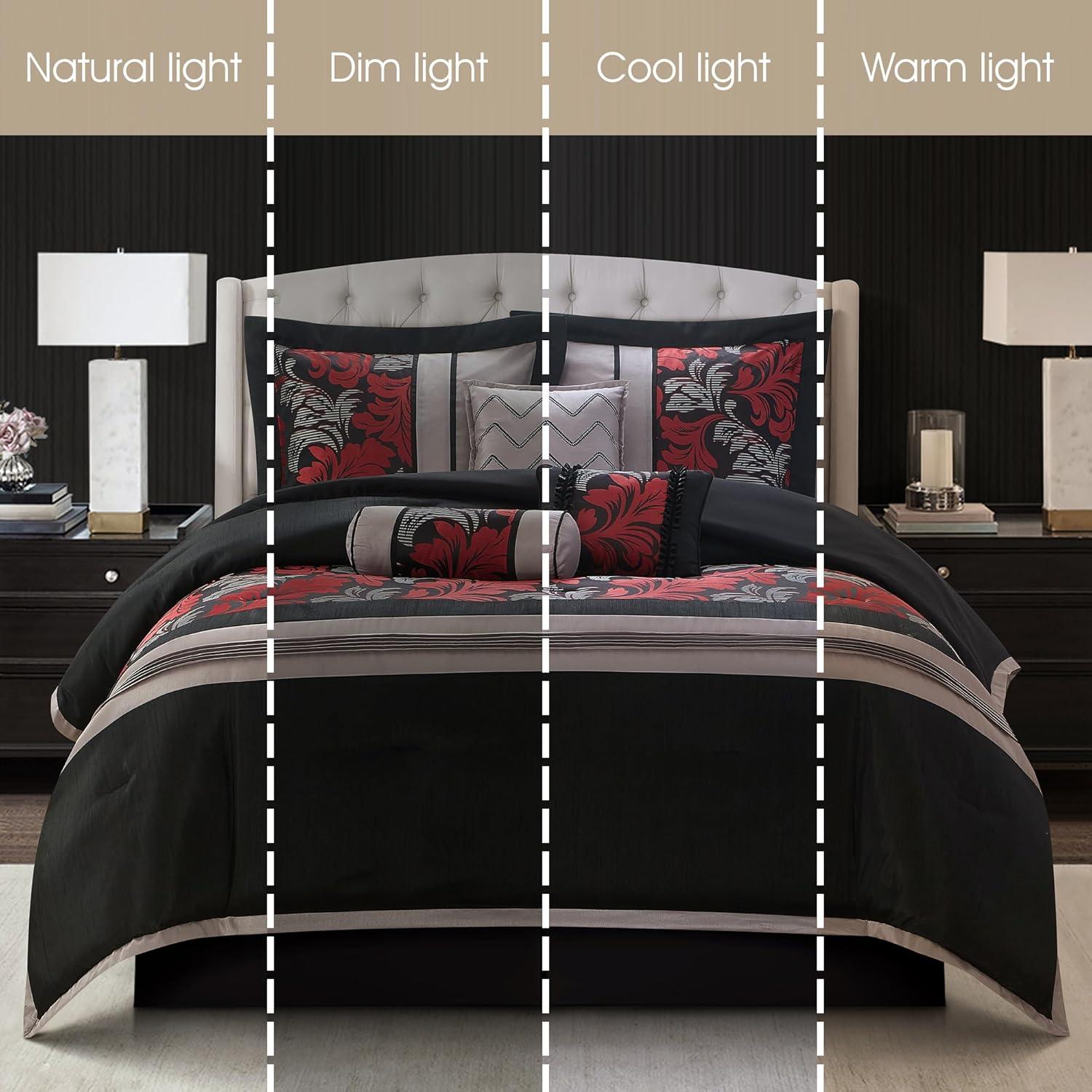 Nanshing America, Inc  Pierre 7 Piece Luxury Glam Comforter Set & Reviews | Wayfair