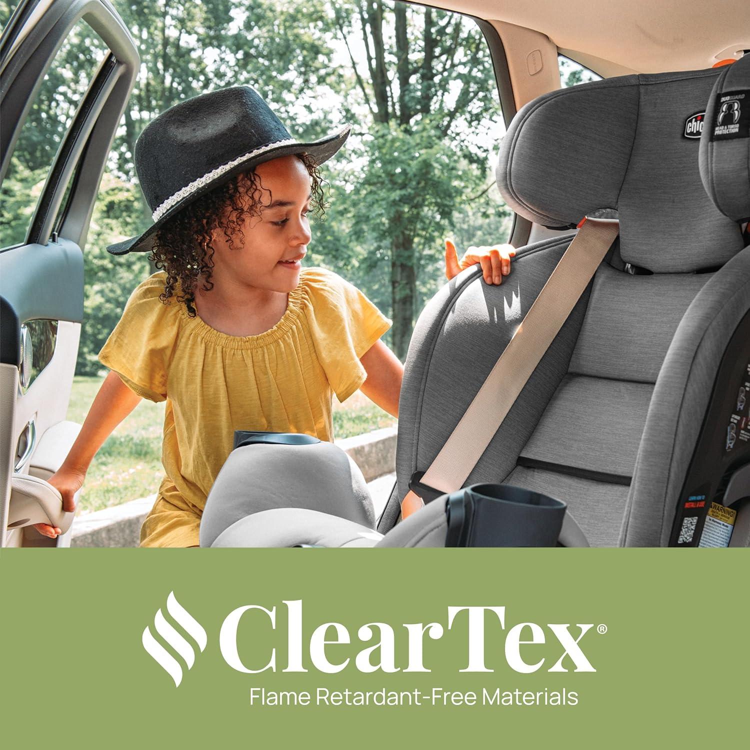 Chicco OneFit ClearTex All-in-One Convertible Car Seat - Slate