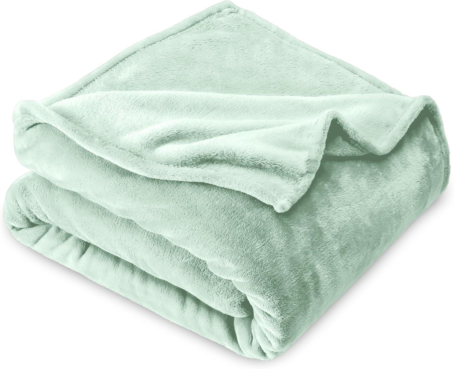 Bare Home Microplush Fleece Blanket - Fuzzy, Warm, Bed/Throw Blanket